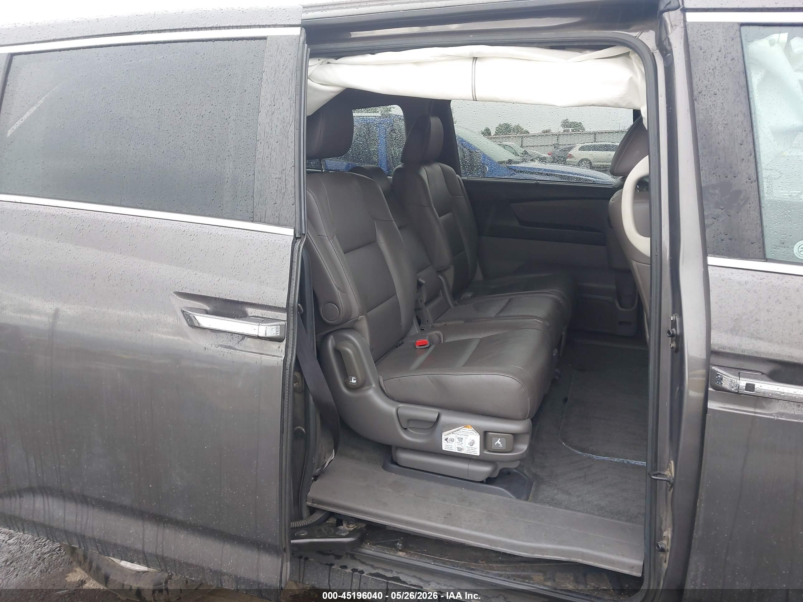 2015 Honda Odyssey Ex-l Серый vin: 5FNRL5H67FB052952
