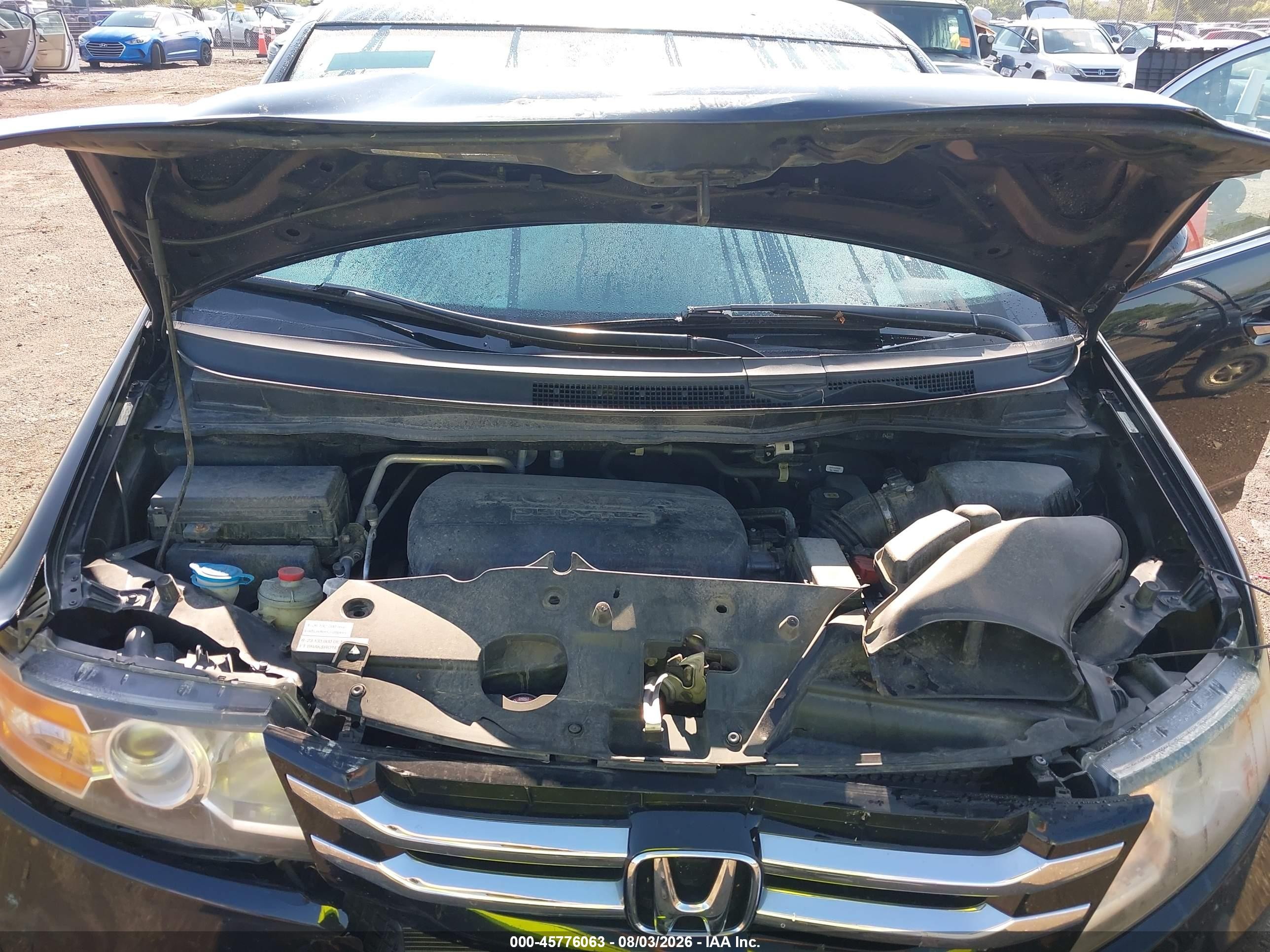 2015 Honda Odyssey Ex-l Black vin: 5FNRL5H67FB056015