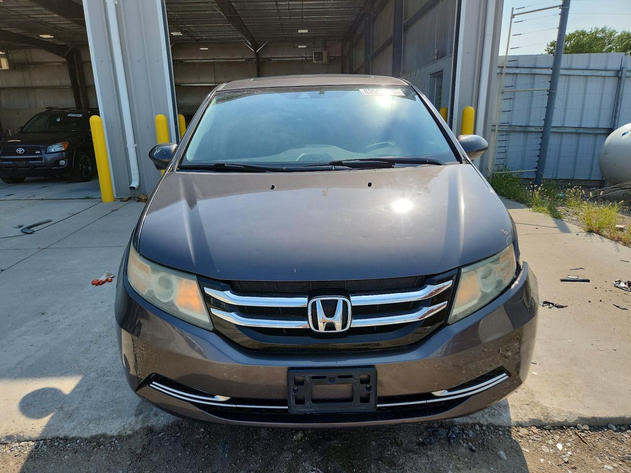 2015 Honda Odyssey Exl Gray vin: 5FNRL5H67FB082498