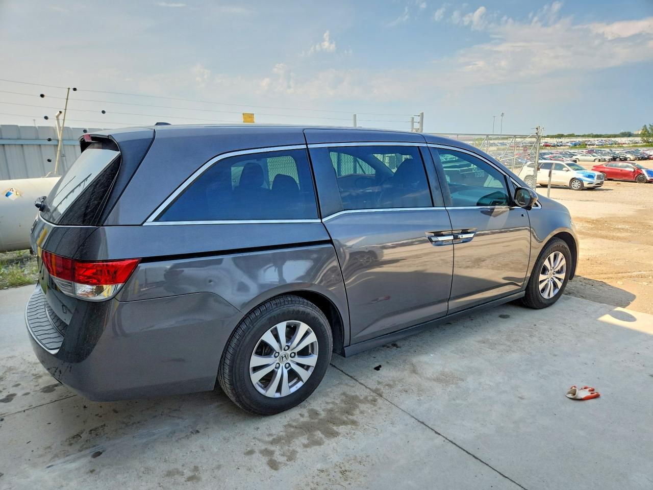 2015 Honda Odyssey Exl Gray vin: 5FNRL5H67FB082498
