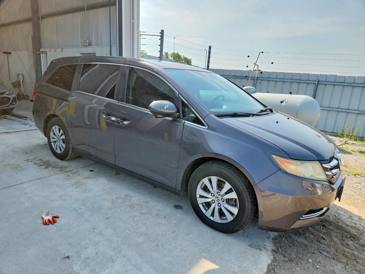 2015 Honda Odyssey Exl Gray vin: 5FNRL5H67FB082498
