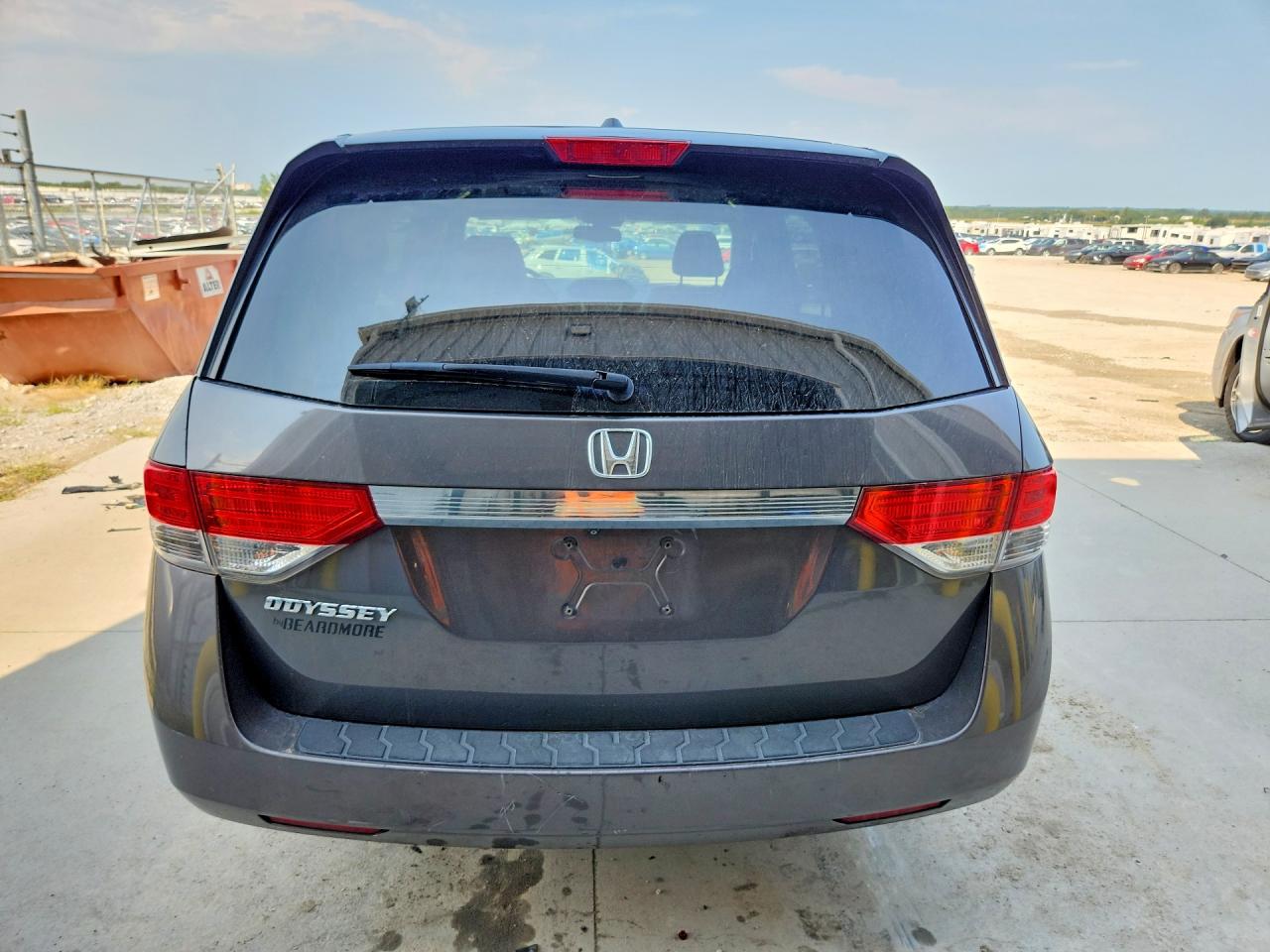 2015 Honda Odyssey Exl Gray vin: 5FNRL5H67FB082498