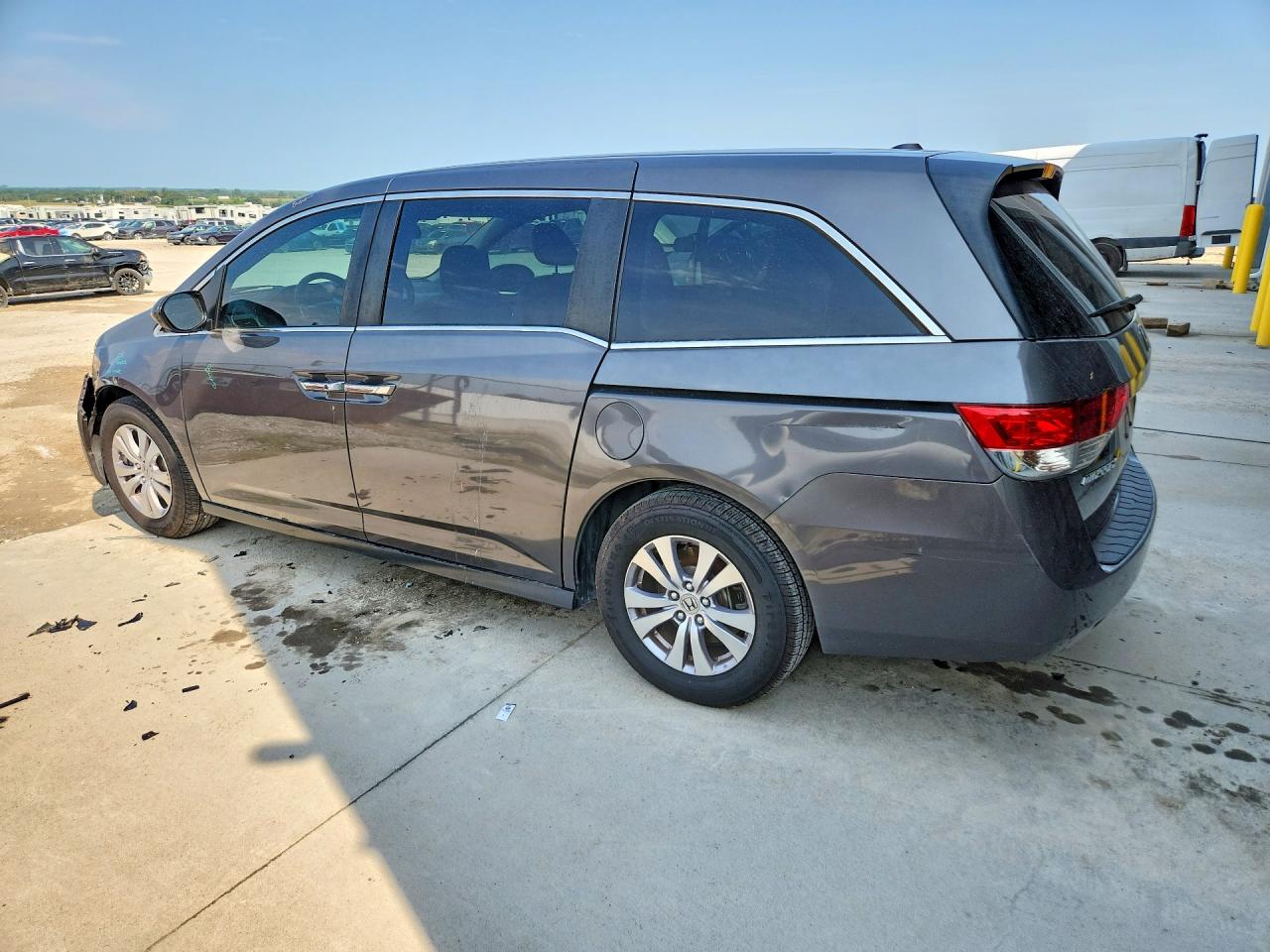 2015 Honda Odyssey Exl Gray vin: 5FNRL5H67FB082498