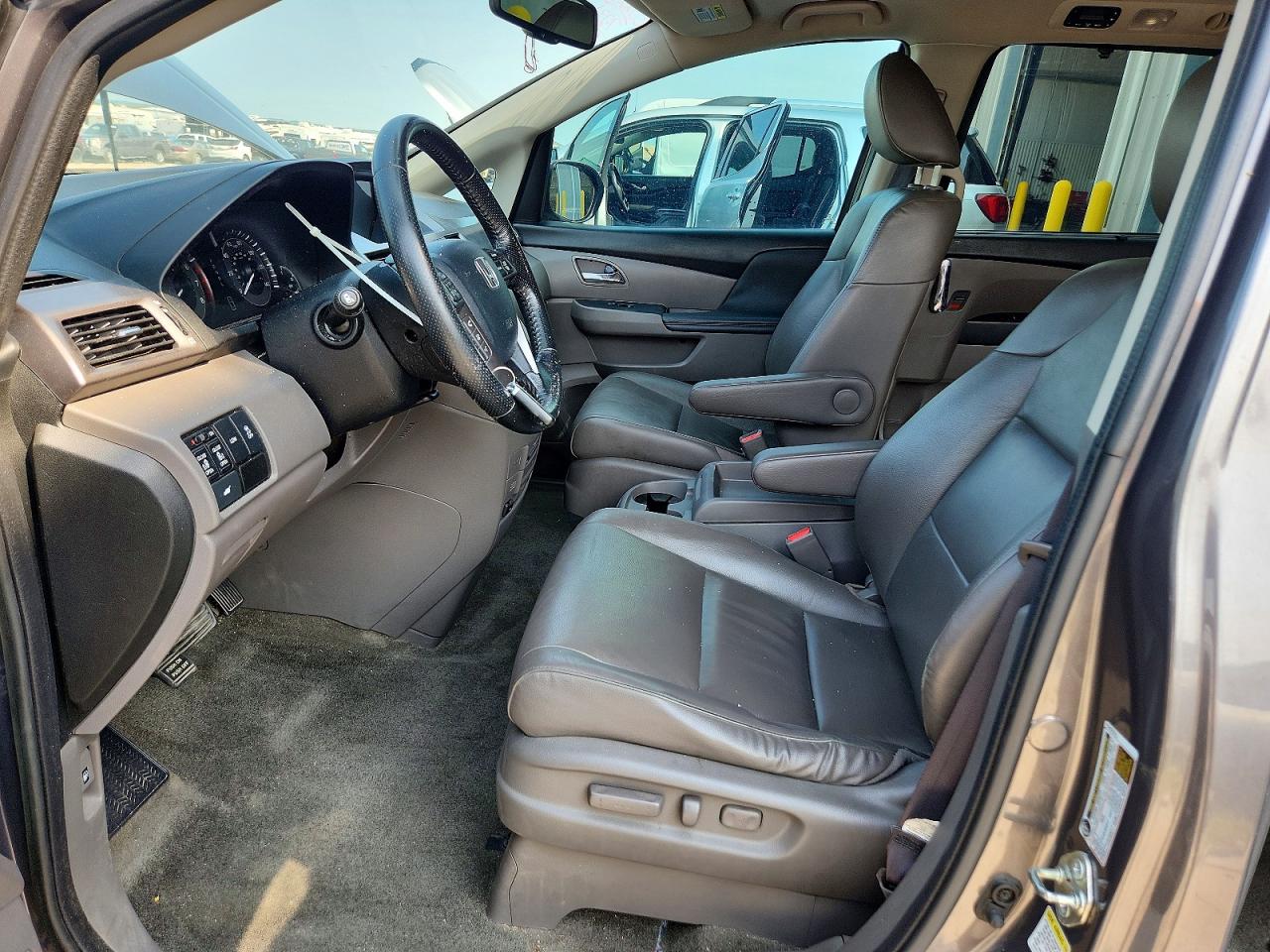 2015 Honda Odyssey Exl Gray vin: 5FNRL5H67FB082498