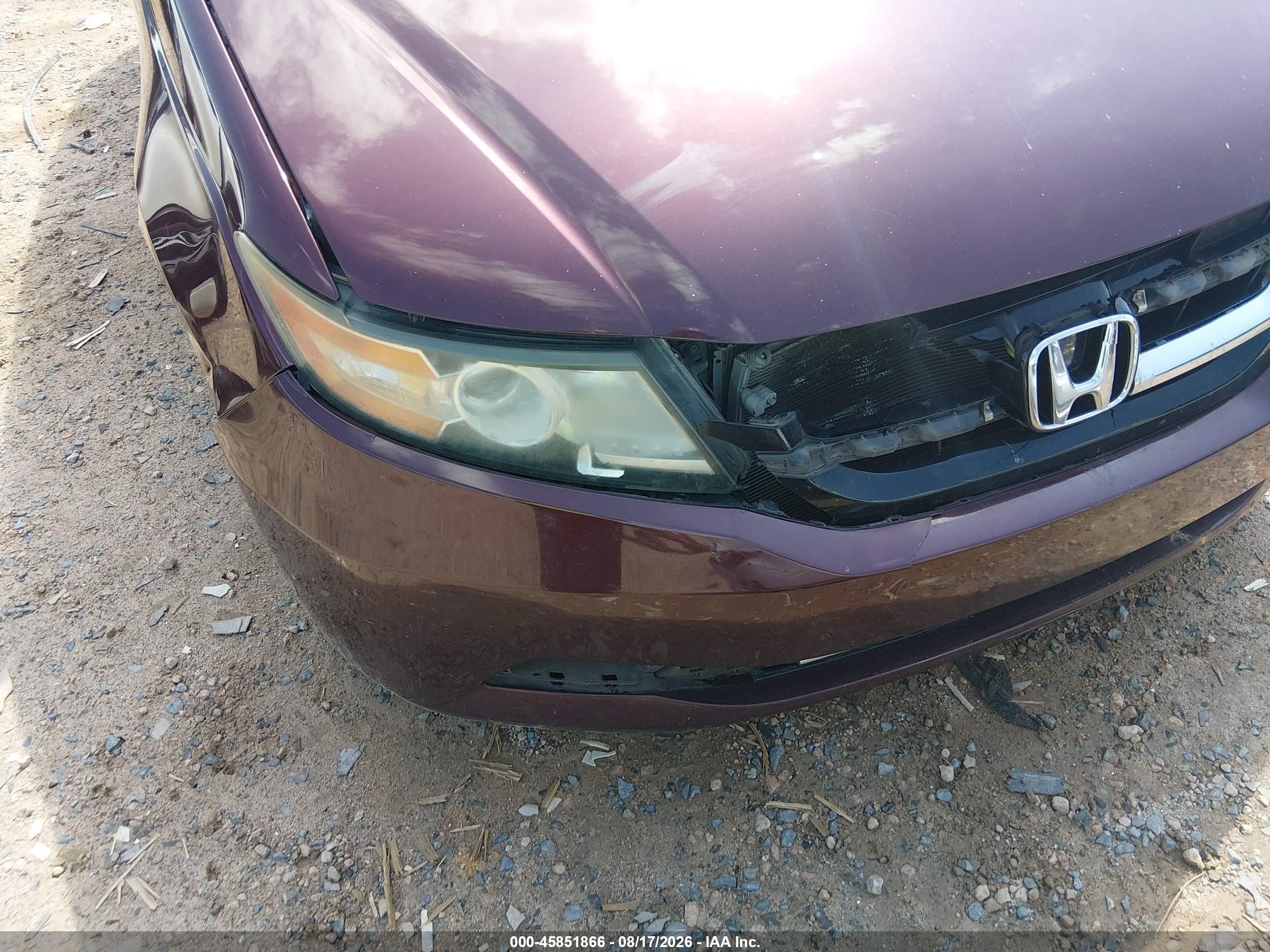 2015 Honda Odyssey Ex-l Burgundy vin: 5FNRL5H67FB101860