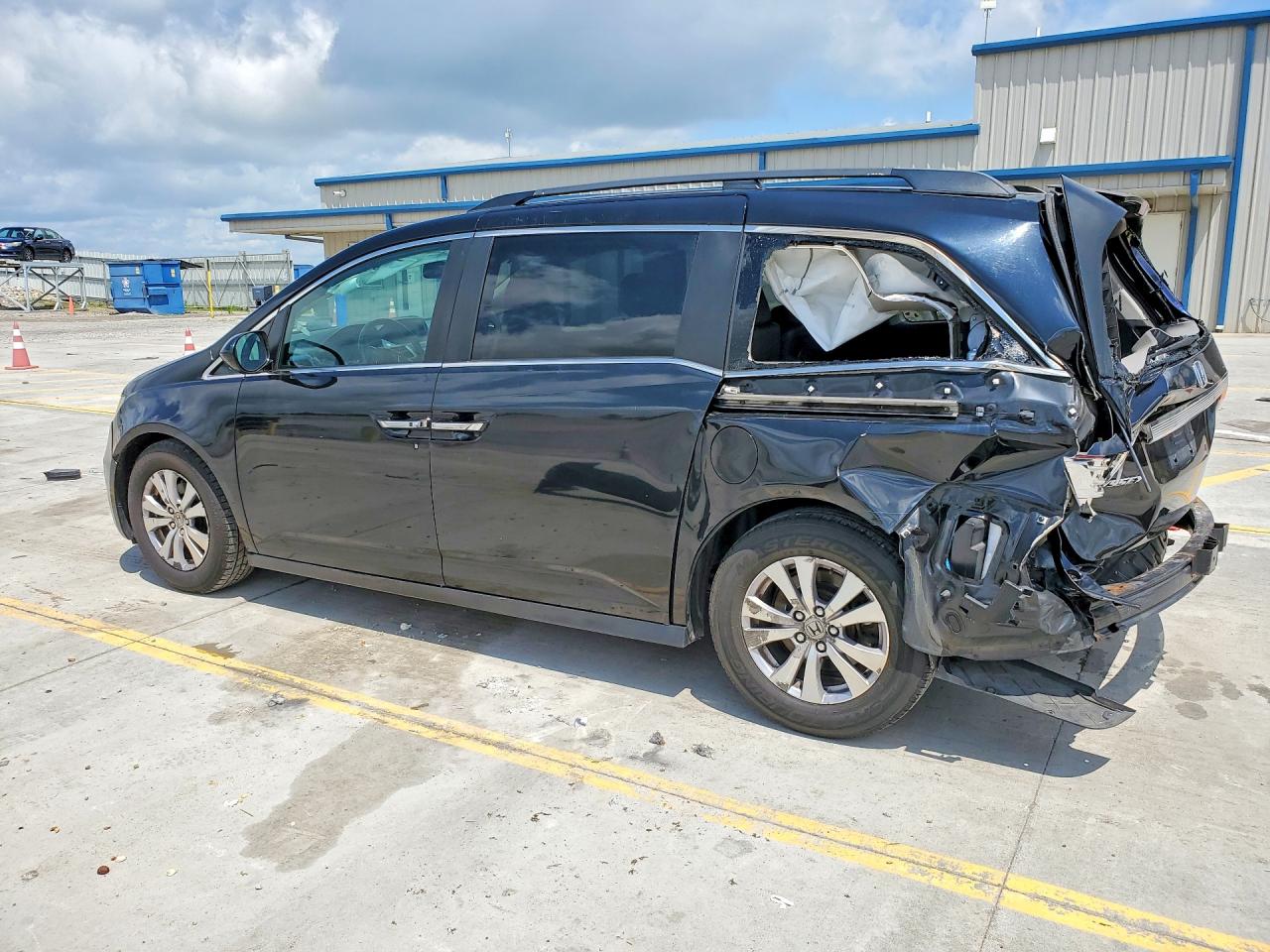2015 Honda Odyssey Black vin: 5FNRL5H67FB114687