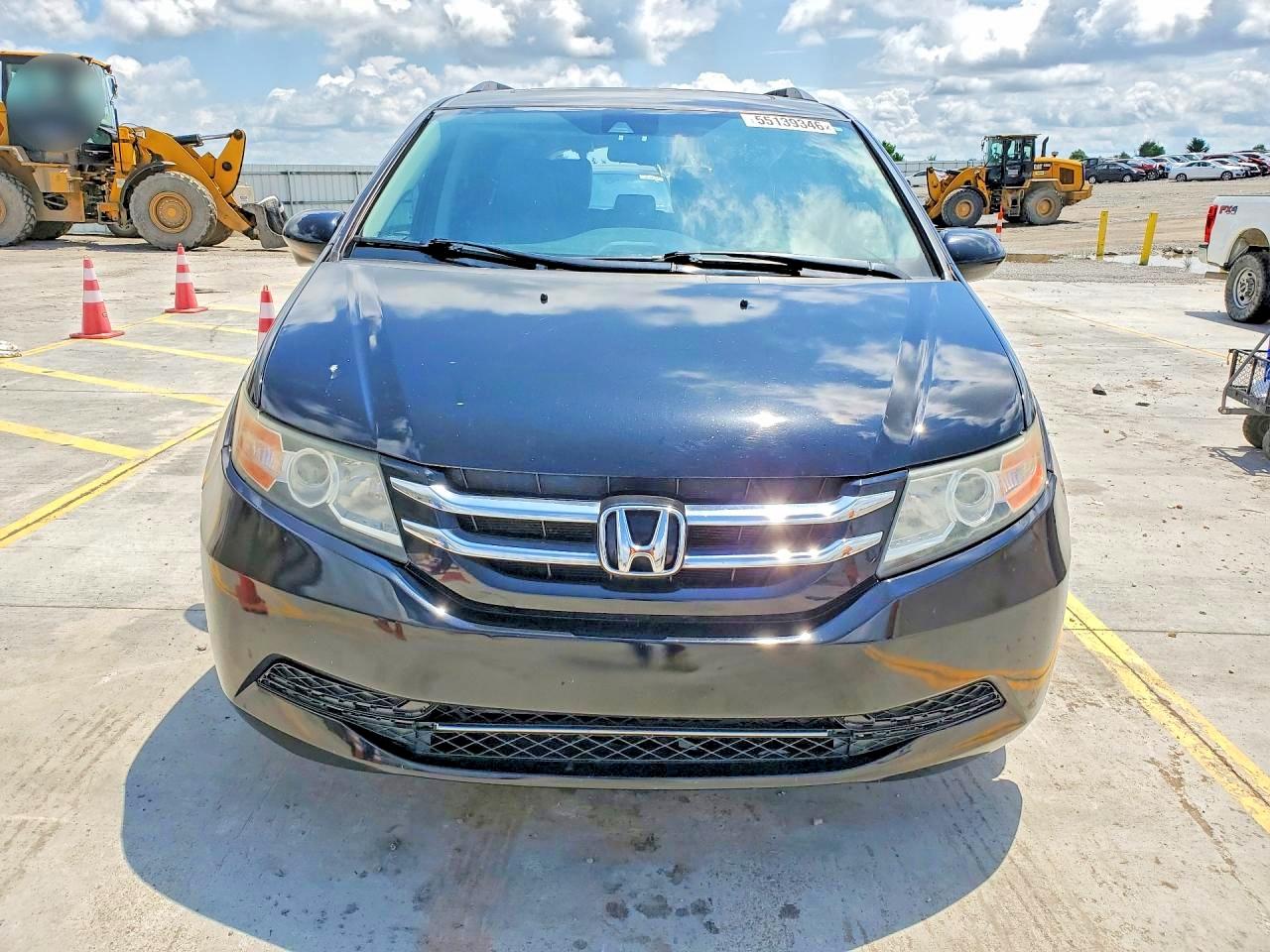 2015 Honda Odyssey Black vin: 5FNRL5H67FB114687