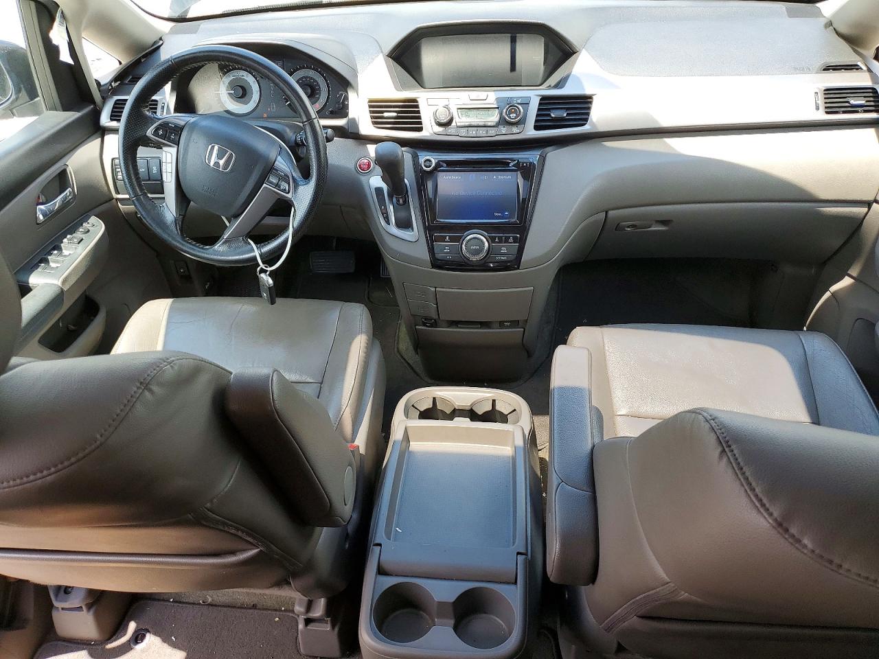 2015 Honda Odyssey Black vin: 5FNRL5H67FB114687