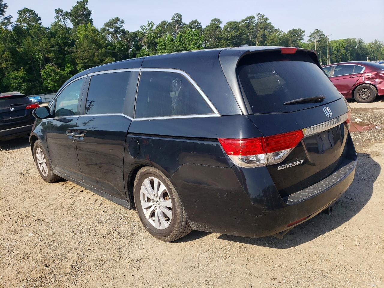 2015 Honda Odyssey Exl Black vin: 5FNRL5H67FB117072