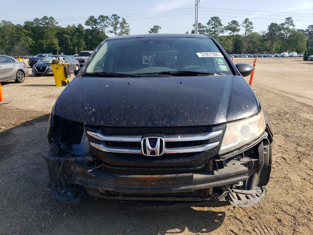 2015 Honda Odyssey Exl Black vin: 5FNRL5H67FB117072