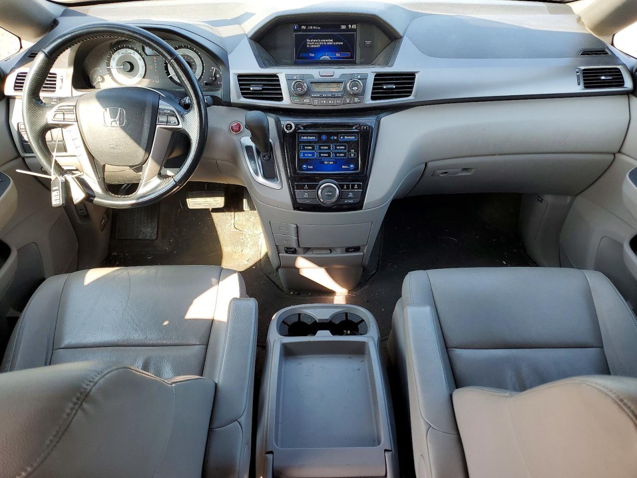 2015 Honda Odyssey Exl Blue vin: 5FNRL5H67FB127763