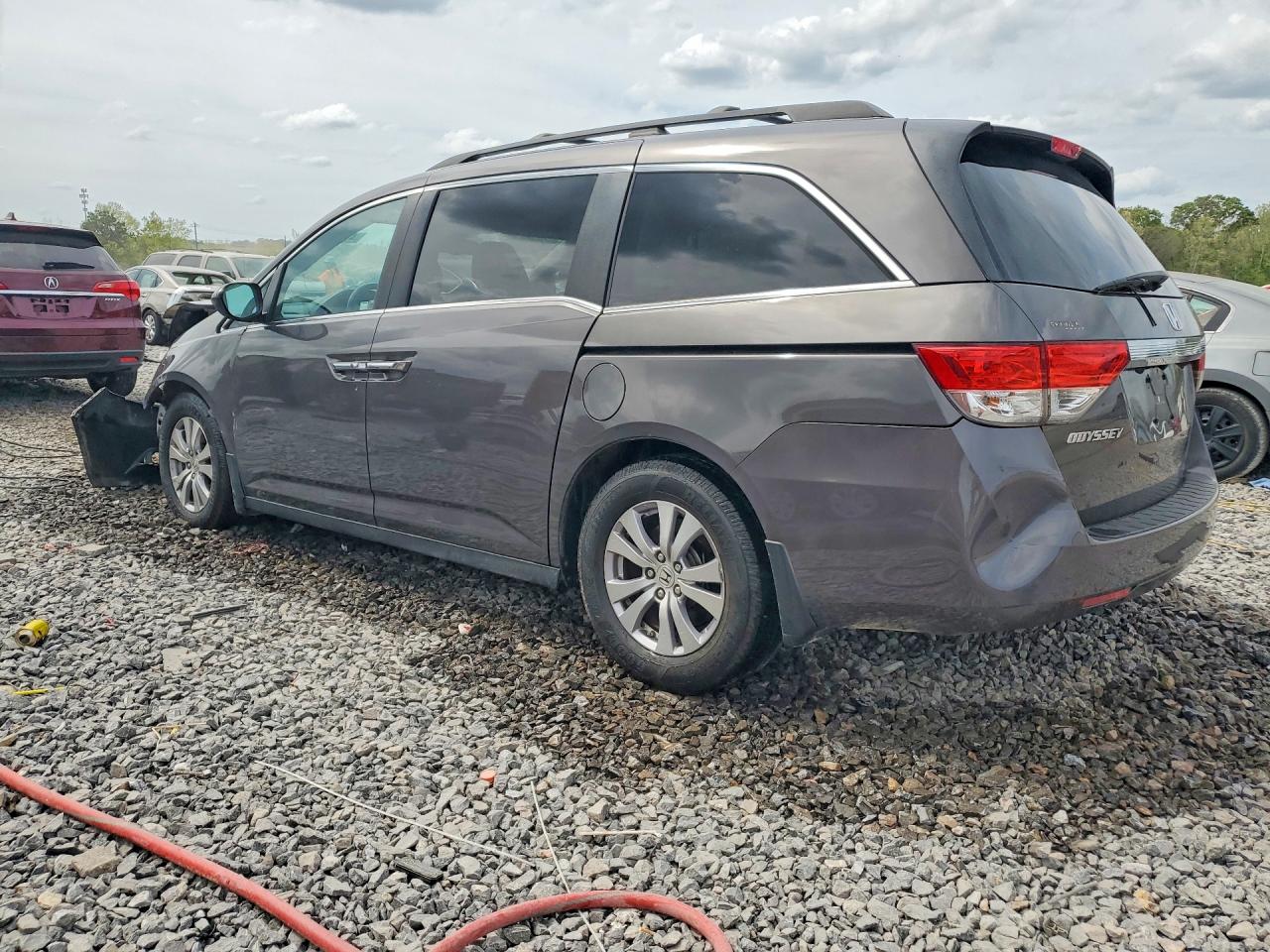 2016 Honda Odyssey Exl Gray vin: 5FNRL5H67GB107076