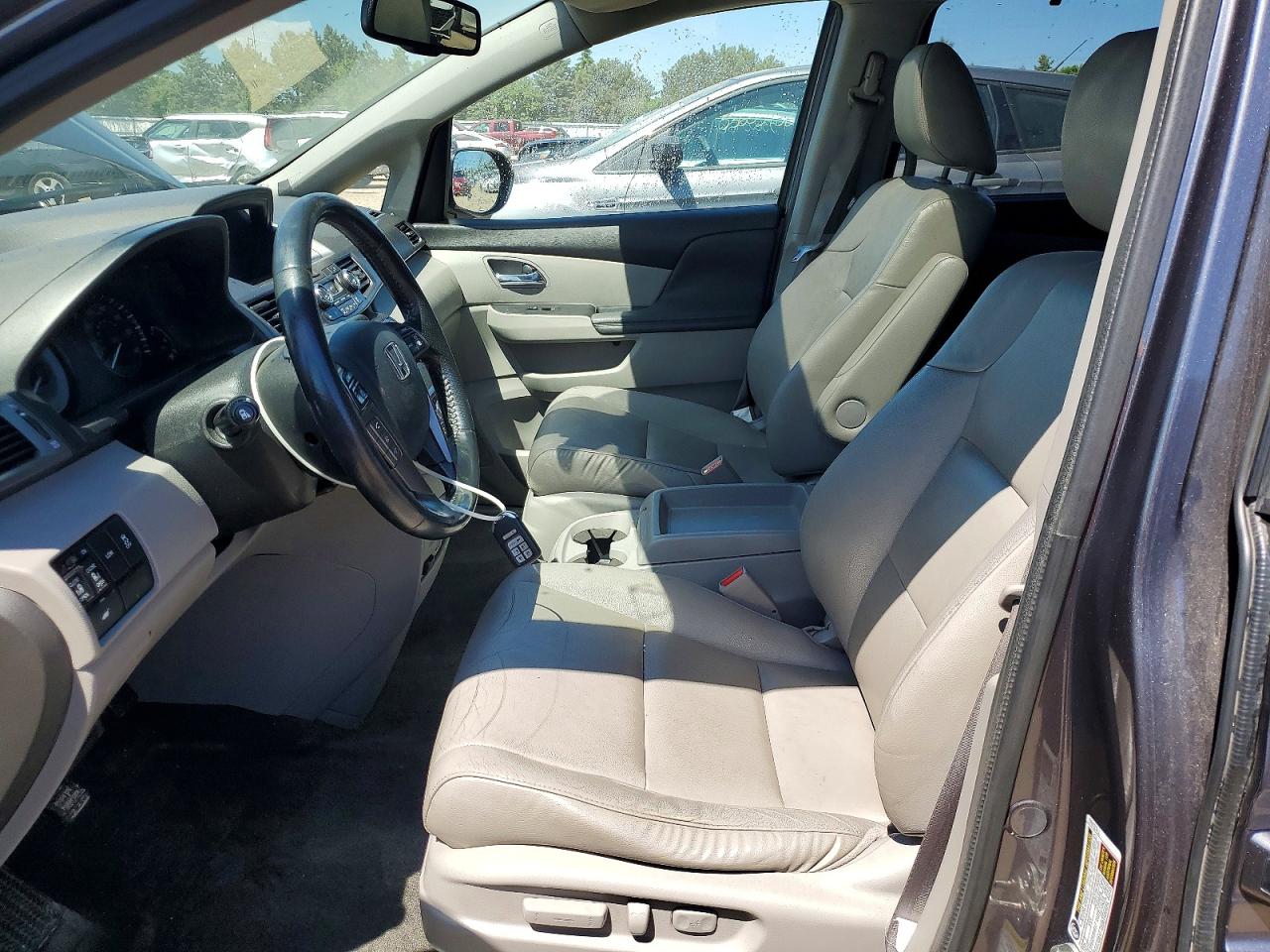 2016 Honda Odyssey Exl Gray vin: 5FNRL5H67GB120183