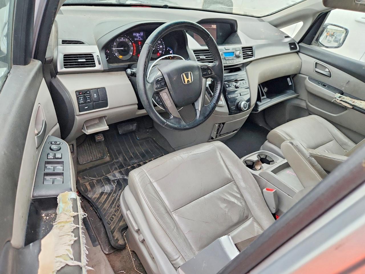 2011 Honda Odyssey Exl Silver vin: 5FNRL5H68BB001812