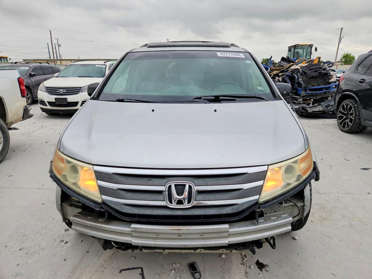 2011 Honda Odyssey Exl Silver vin: 5FNRL5H68BB001812