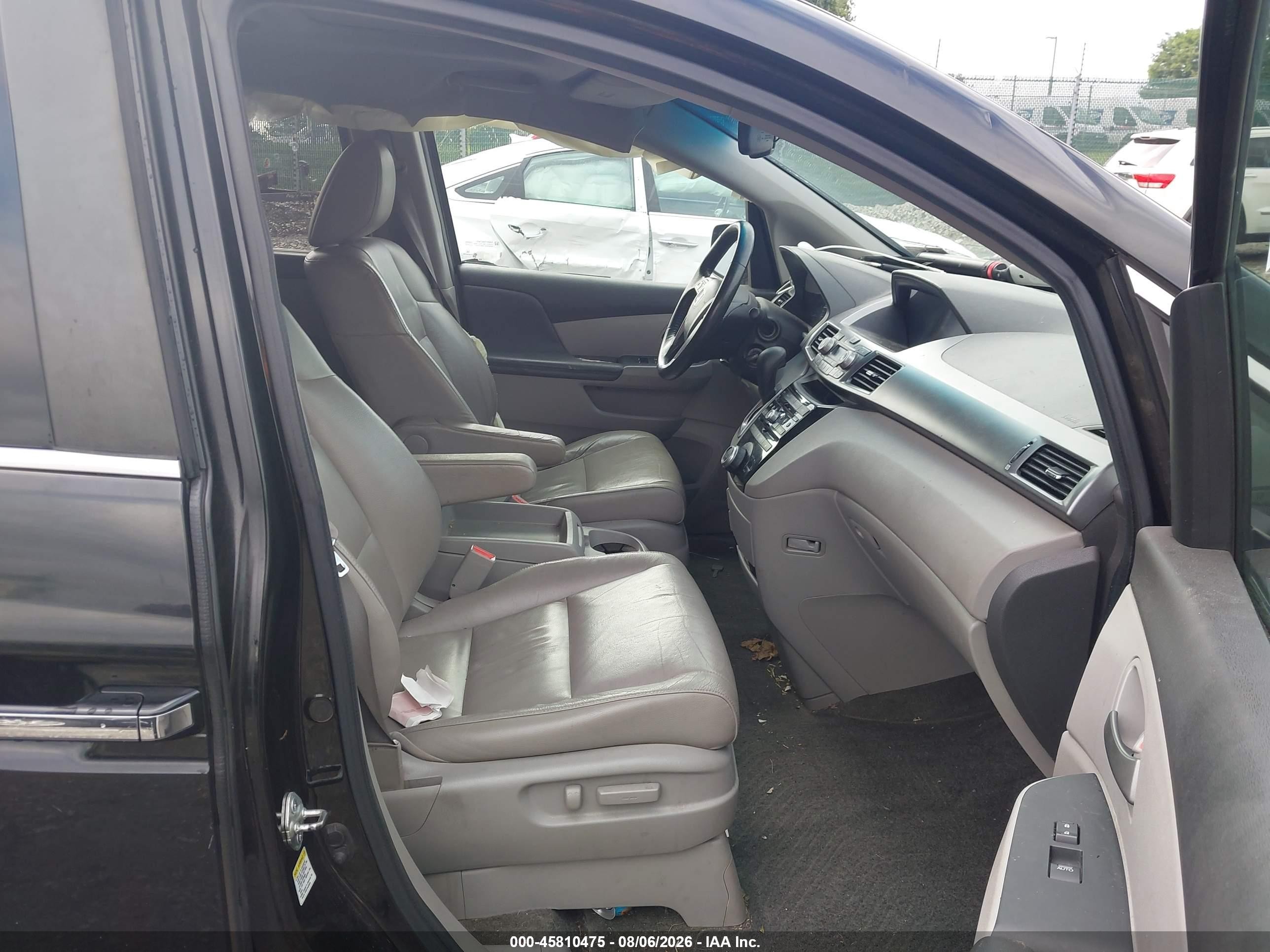 2011 Honda Odyssey Ex-l Черный vin: 5FNRL5H68BB013510
