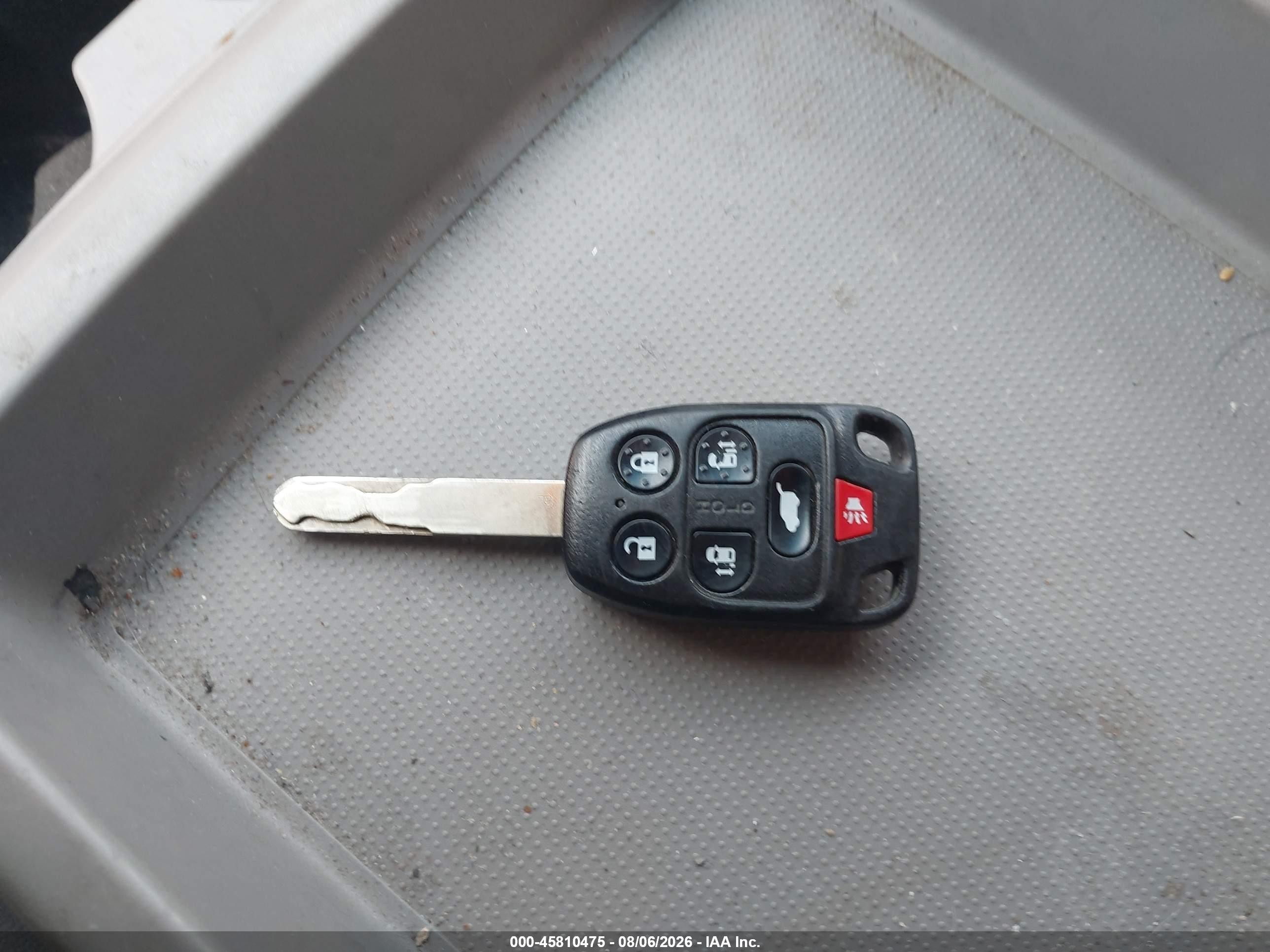 2011 Honda Odyssey Ex-l Черный vin: 5FNRL5H68BB013510