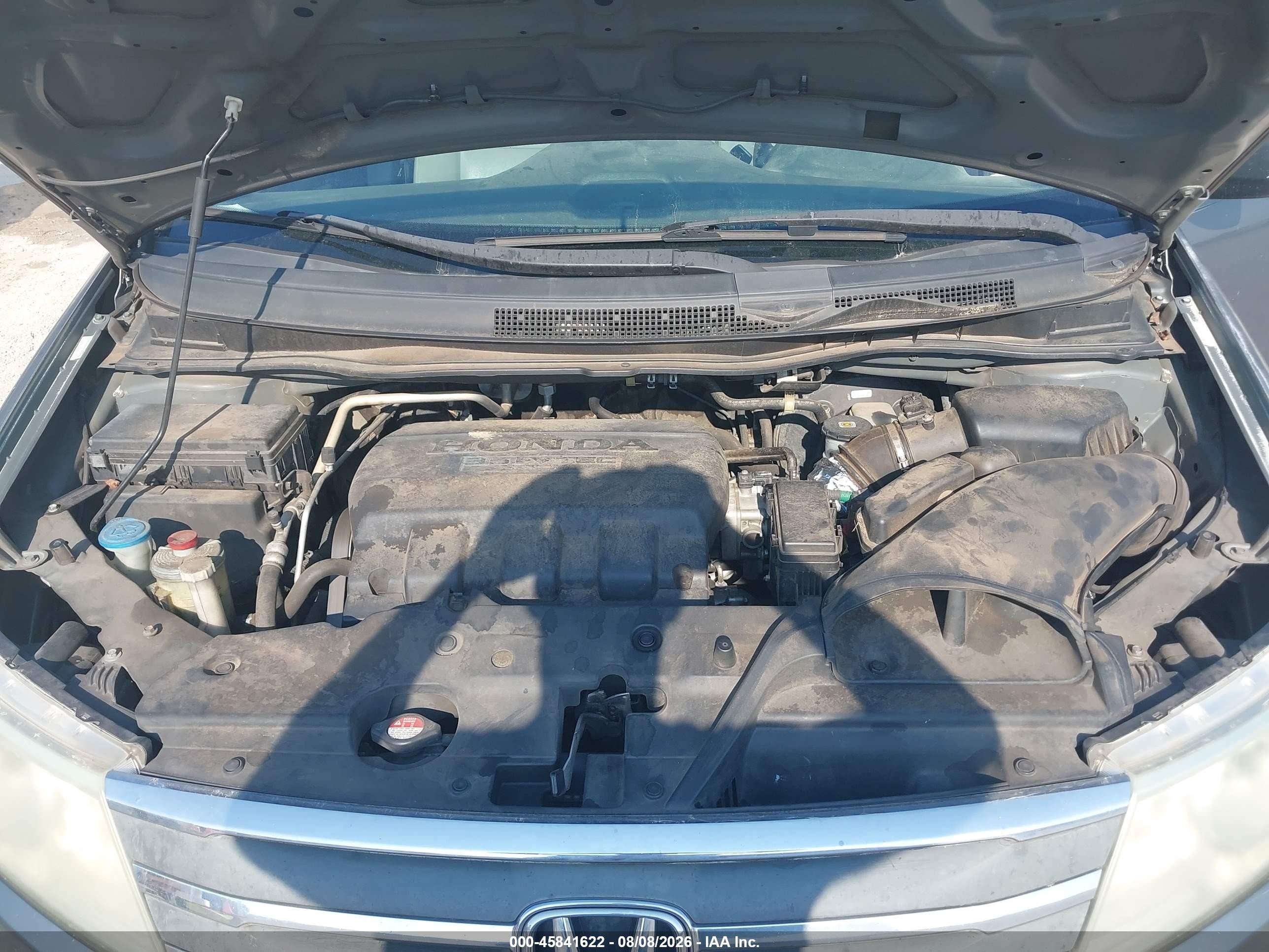 2011 Honda Odyssey Ex-l Gray vin: 5FNRL5H68BB020151
