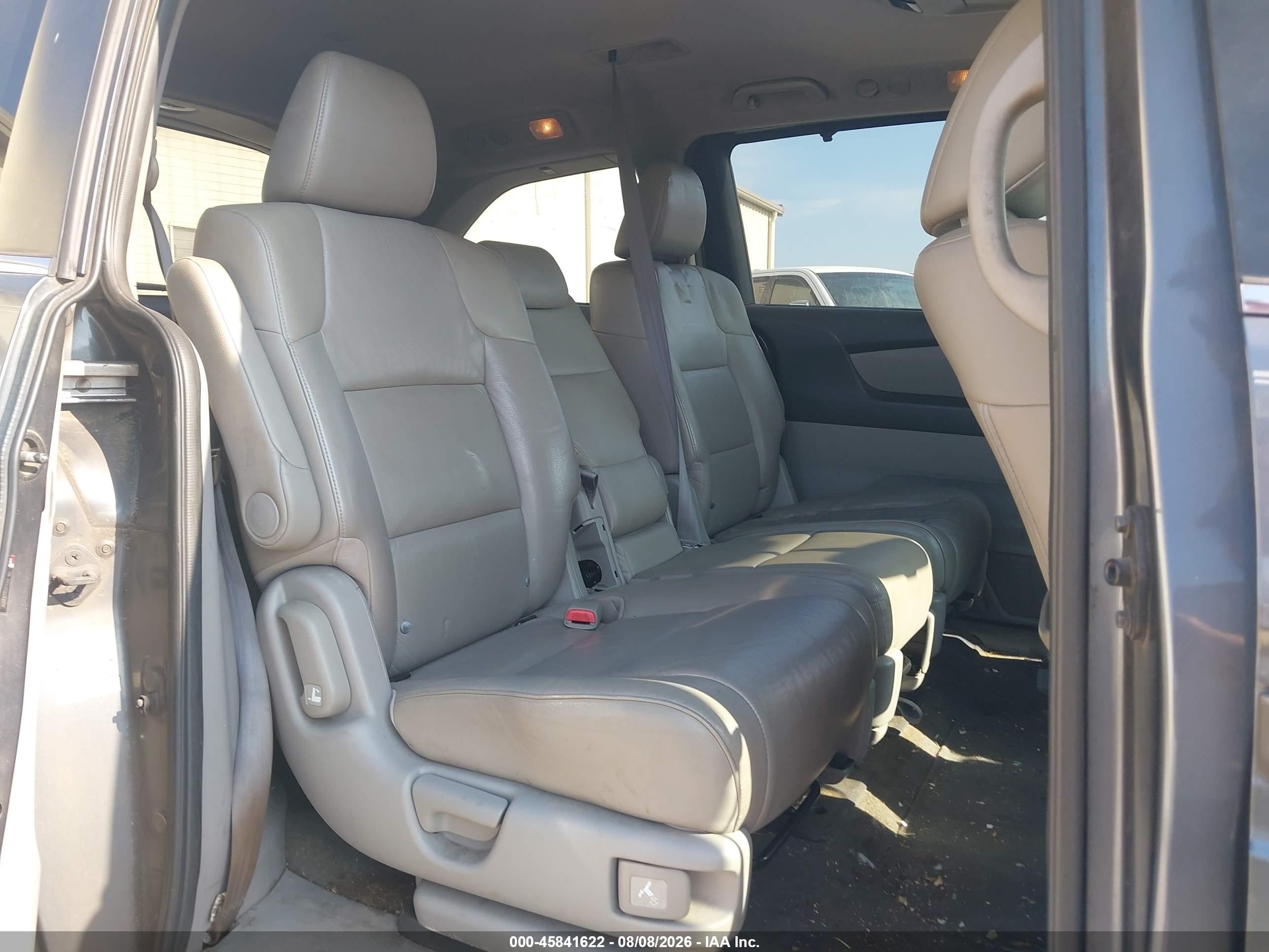 2011 Honda Odyssey Ex-l Gray vin: 5FNRL5H68BB020151