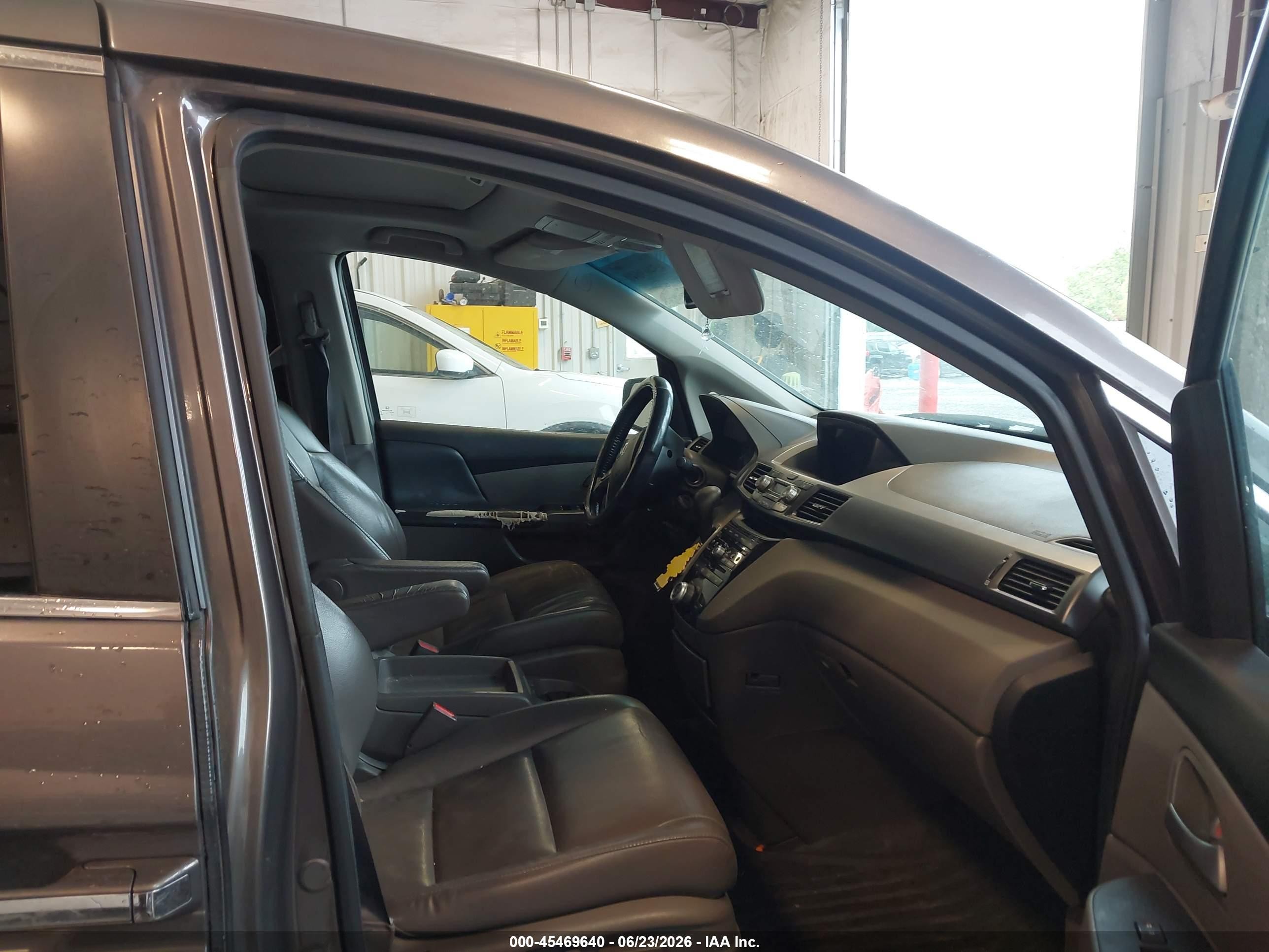 2011 Honda Odyssey Ex-l Gray vin: 5FNRL5H68BB039749