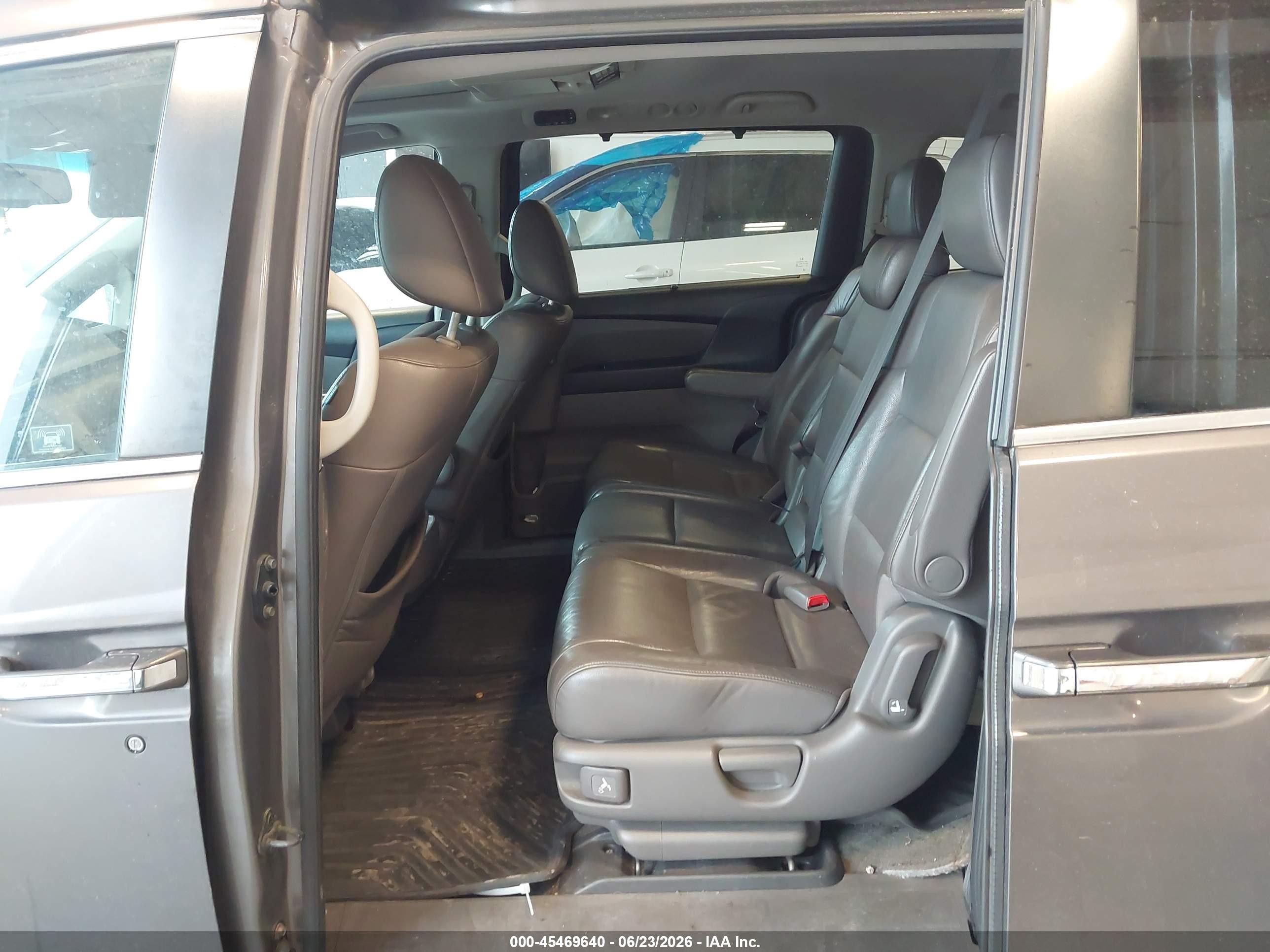 2011 Honda Odyssey Ex-l Gray vin: 5FNRL5H68BB039749