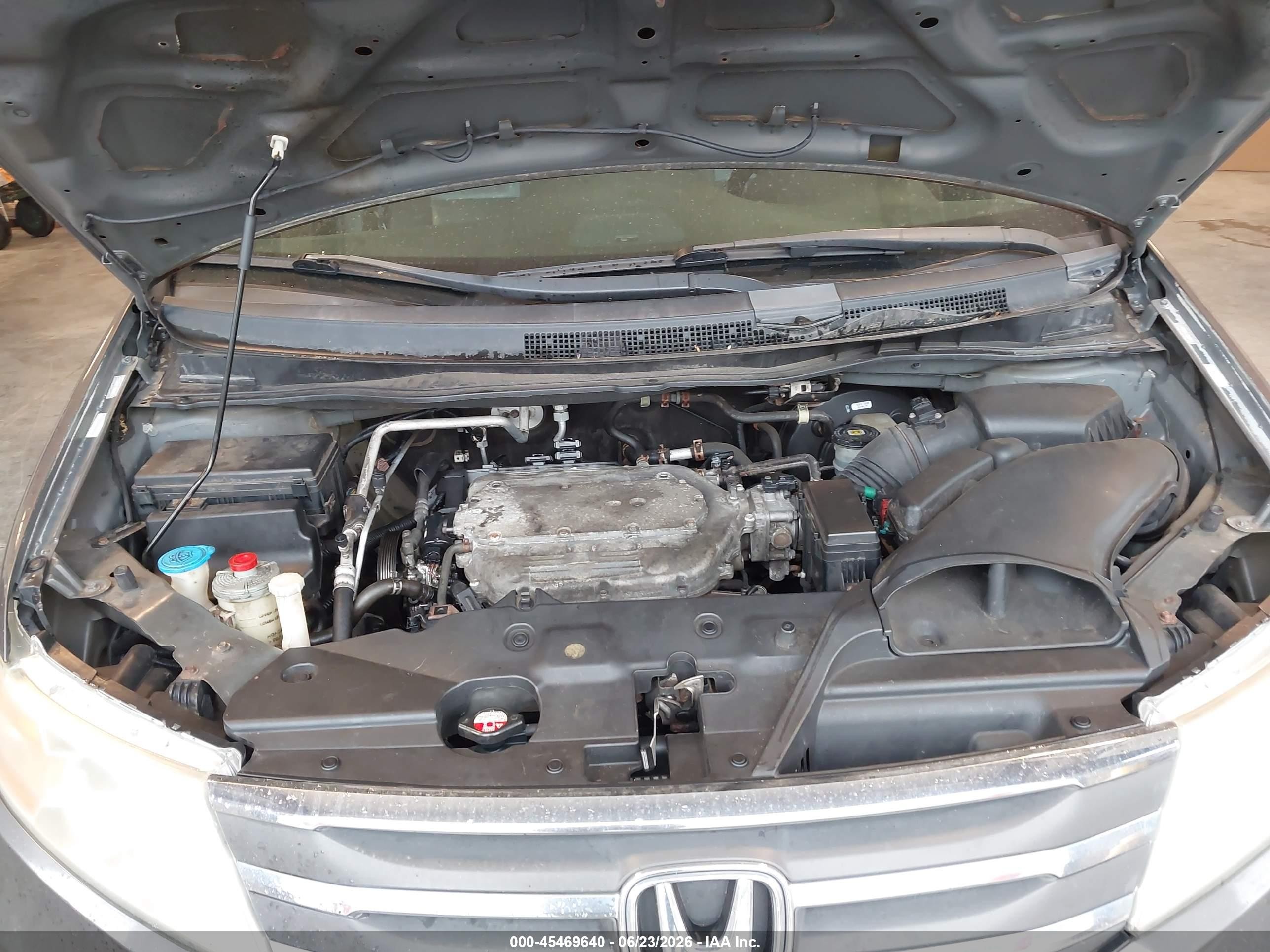 2011 Honda Odyssey Ex-l Gray vin: 5FNRL5H68BB039749