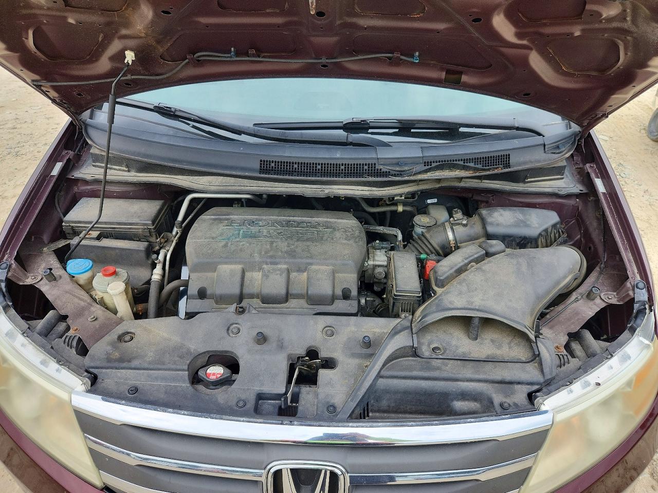 2011 Honda Odyssey Exl Burgundy vin: 5FNRL5H68BB041274
