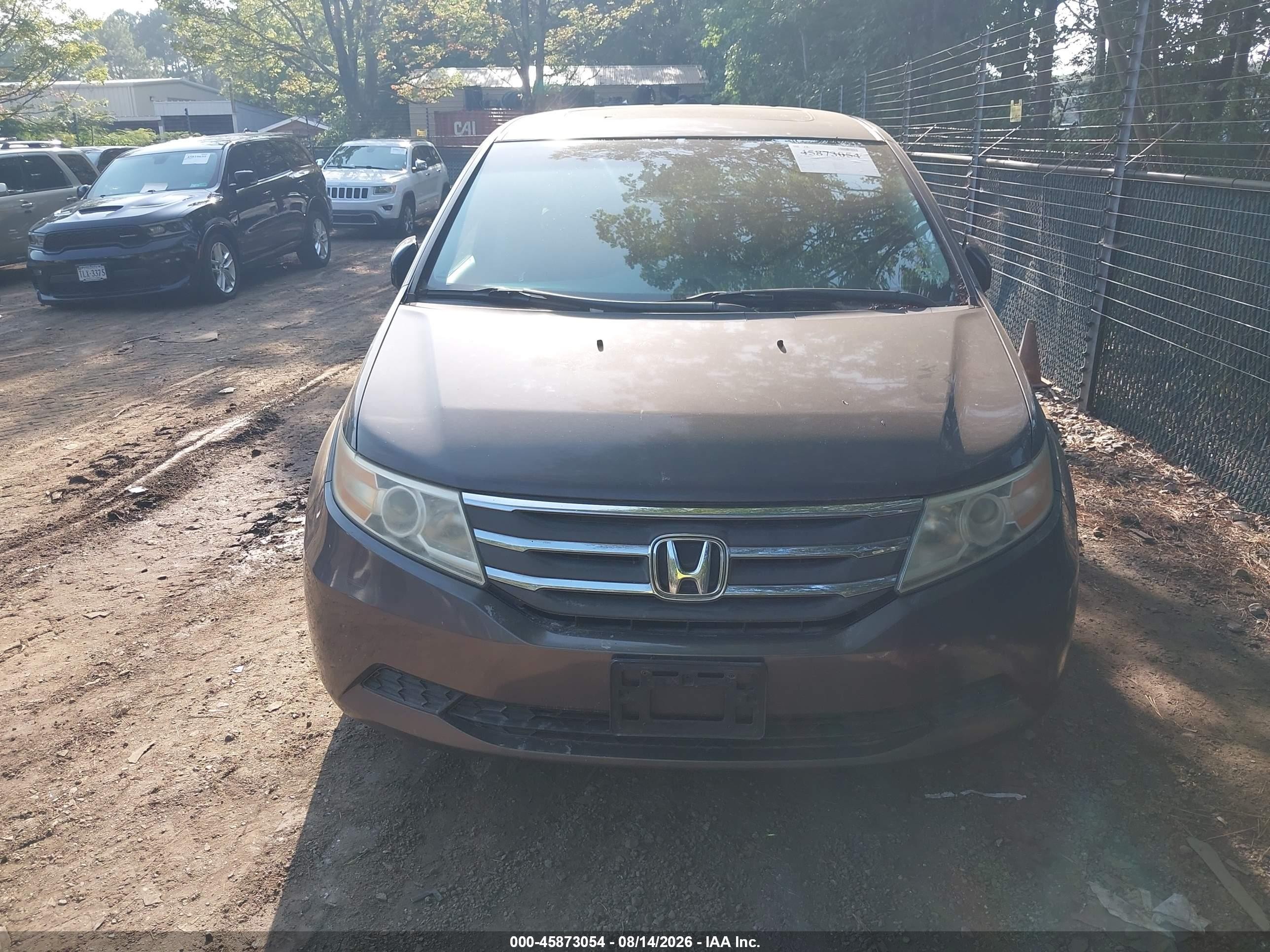 2011 Honda Odyssey Ex-l Gray vin: 5FNRL5H68BB054283
