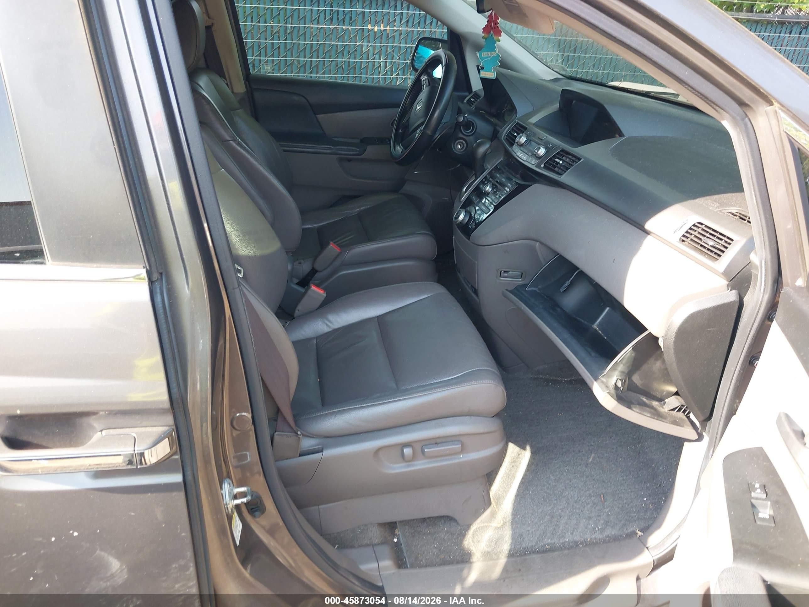 2011 Honda Odyssey Ex-l Gray vin: 5FNRL5H68BB054283