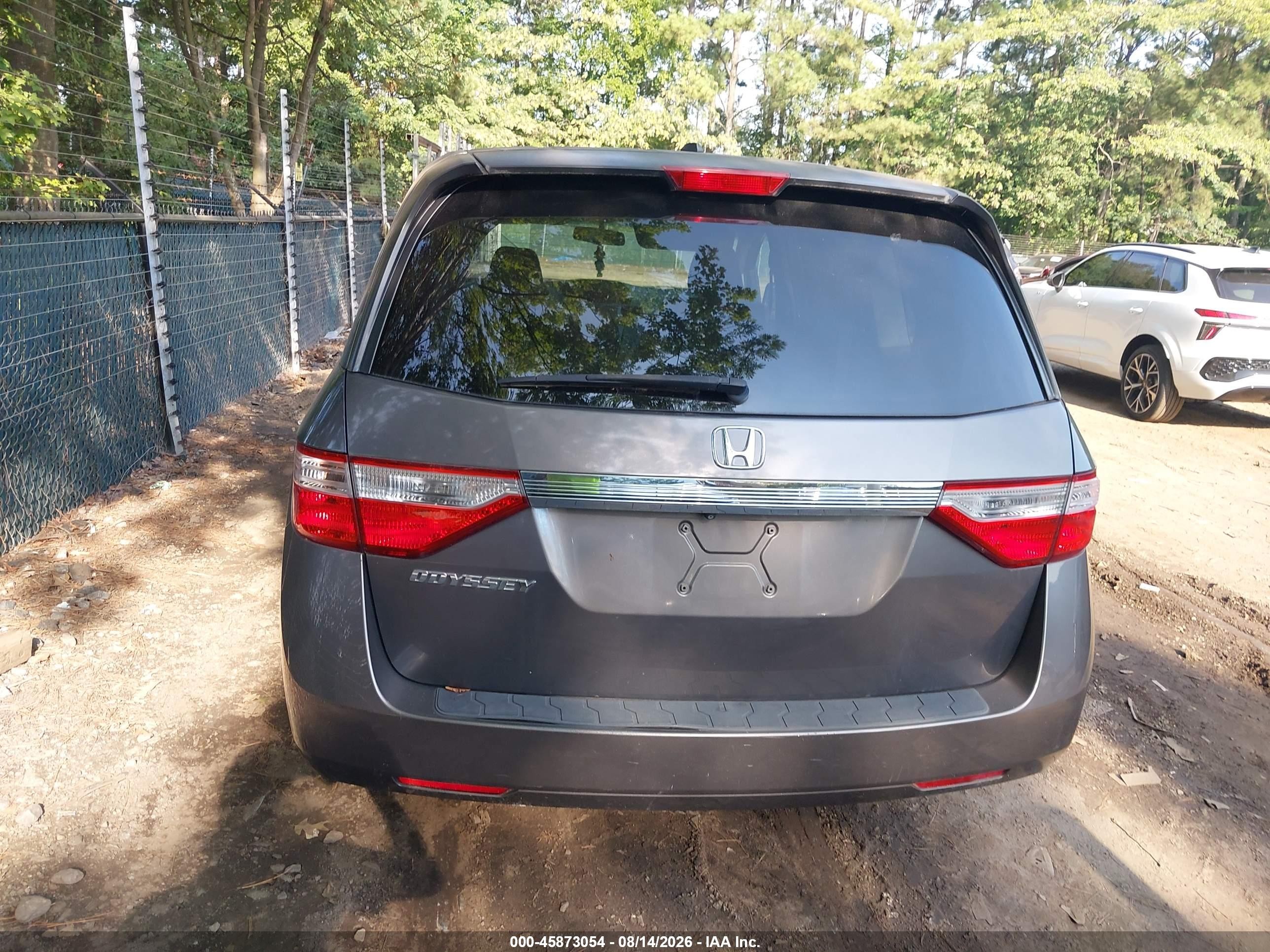 2011 Honda Odyssey Ex-l Gray vin: 5FNRL5H68BB054283