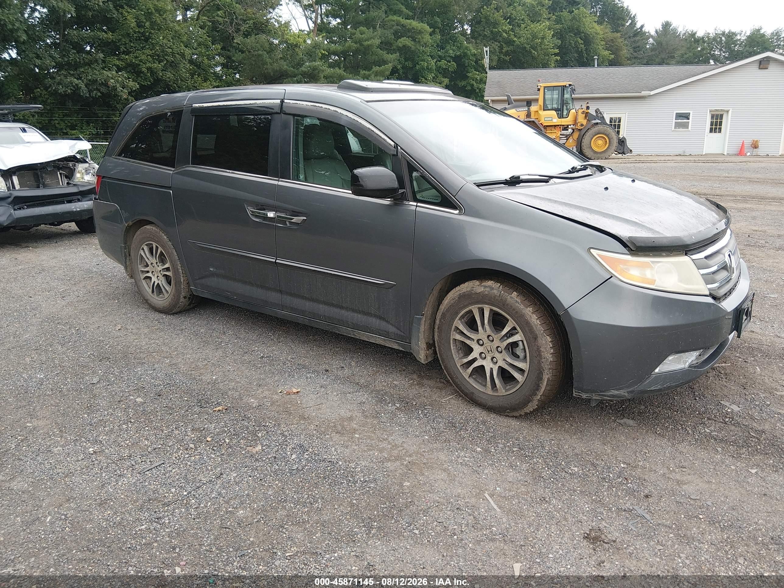 2011 Honda Odyssey Ex-l Navy vin: 5FNRL5H68BB068281