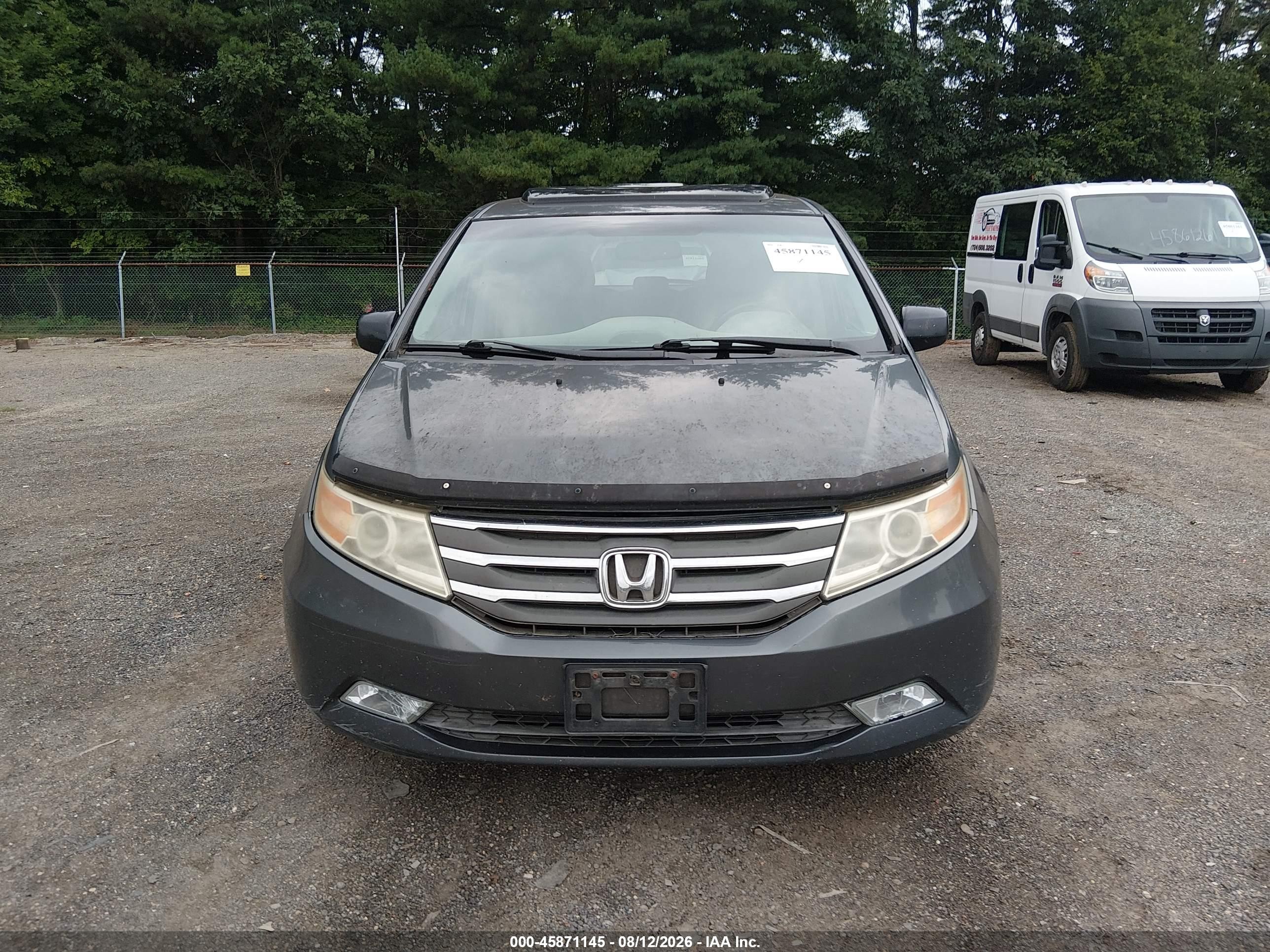 2011 Honda Odyssey Ex-l Navy vin: 5FNRL5H68BB068281