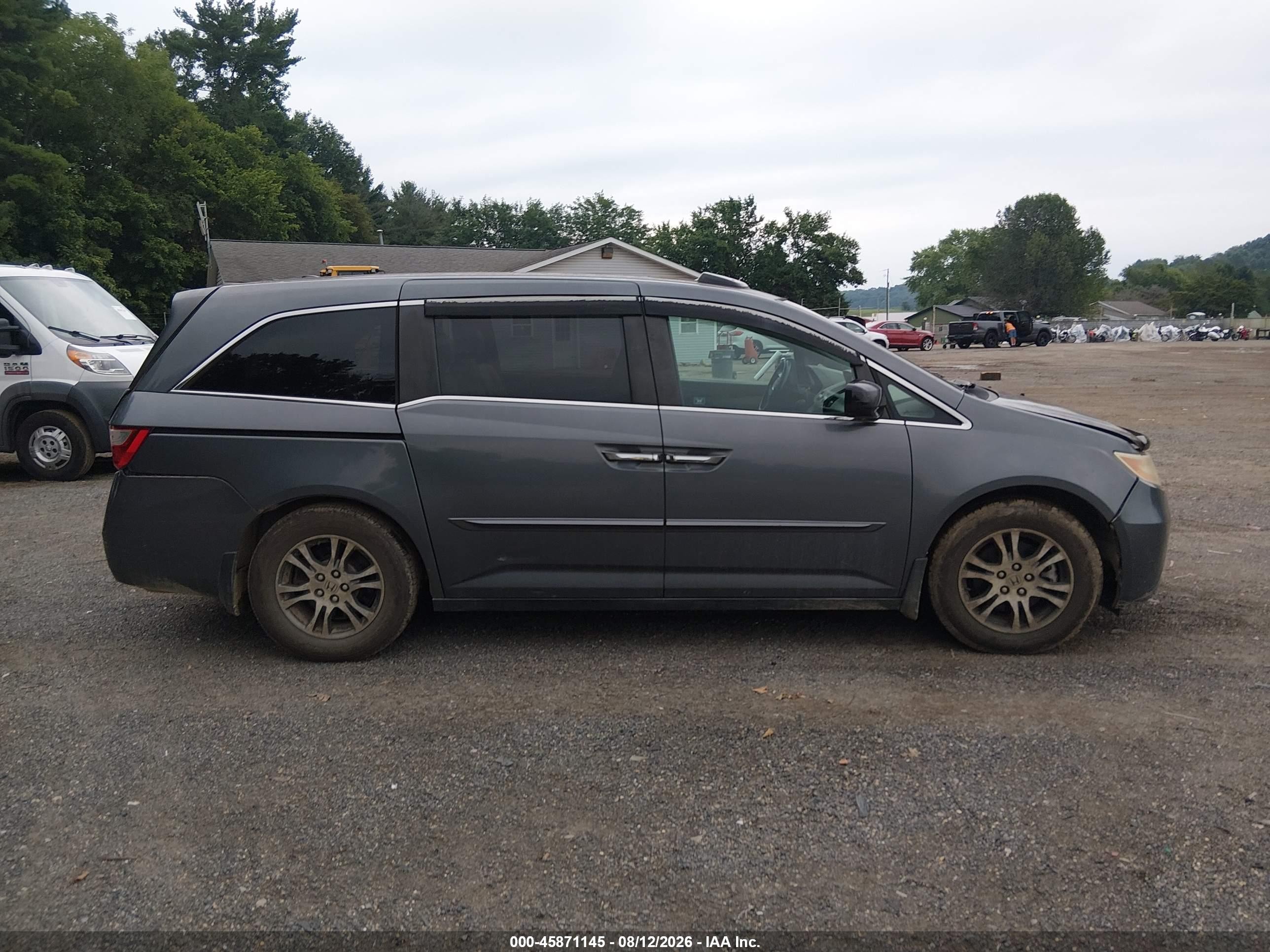 2011 Honda Odyssey Ex-l Navy vin: 5FNRL5H68BB068281