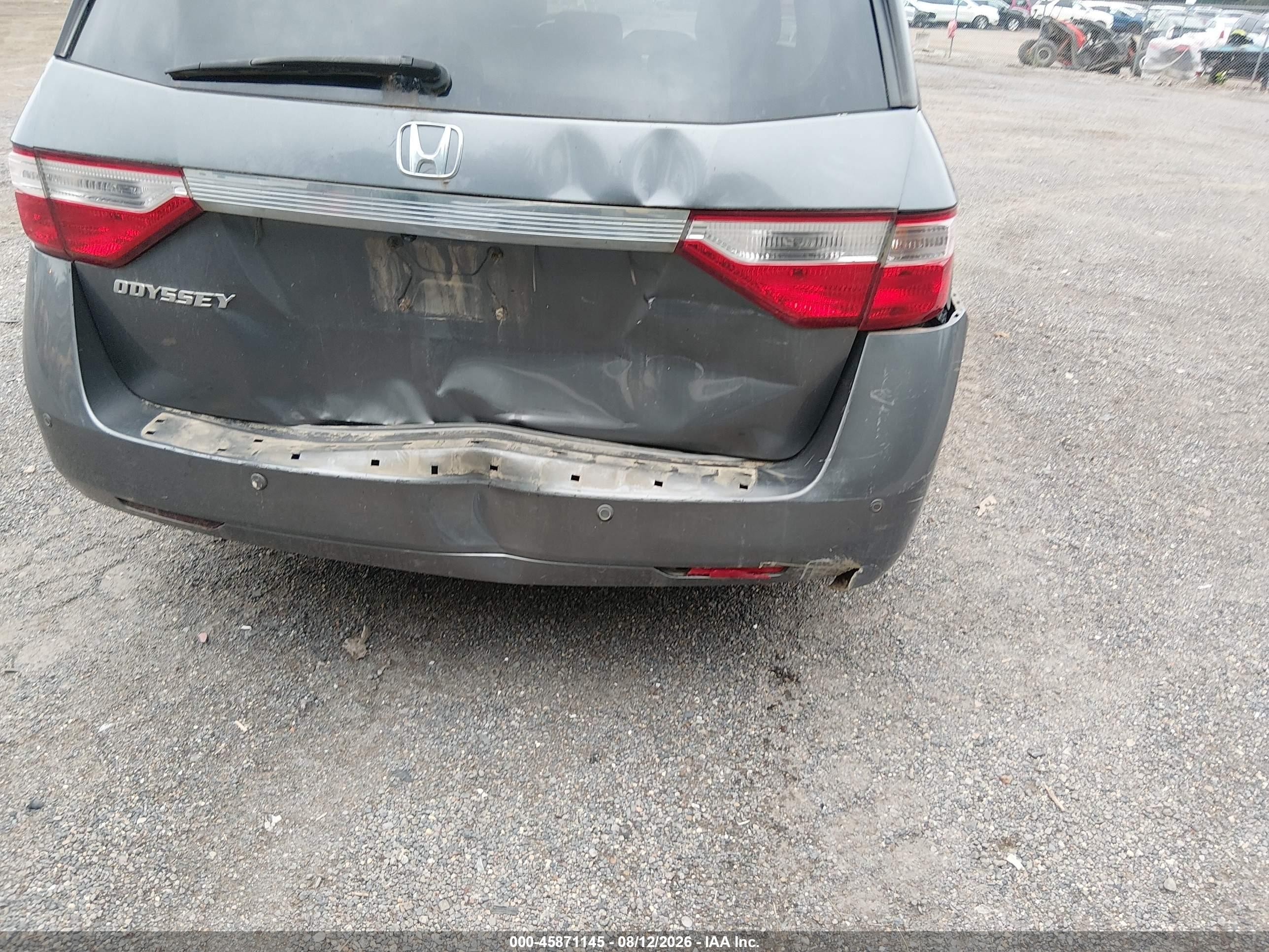 2011 Honda Odyssey Ex-l Navy vin: 5FNRL5H68BB068281
