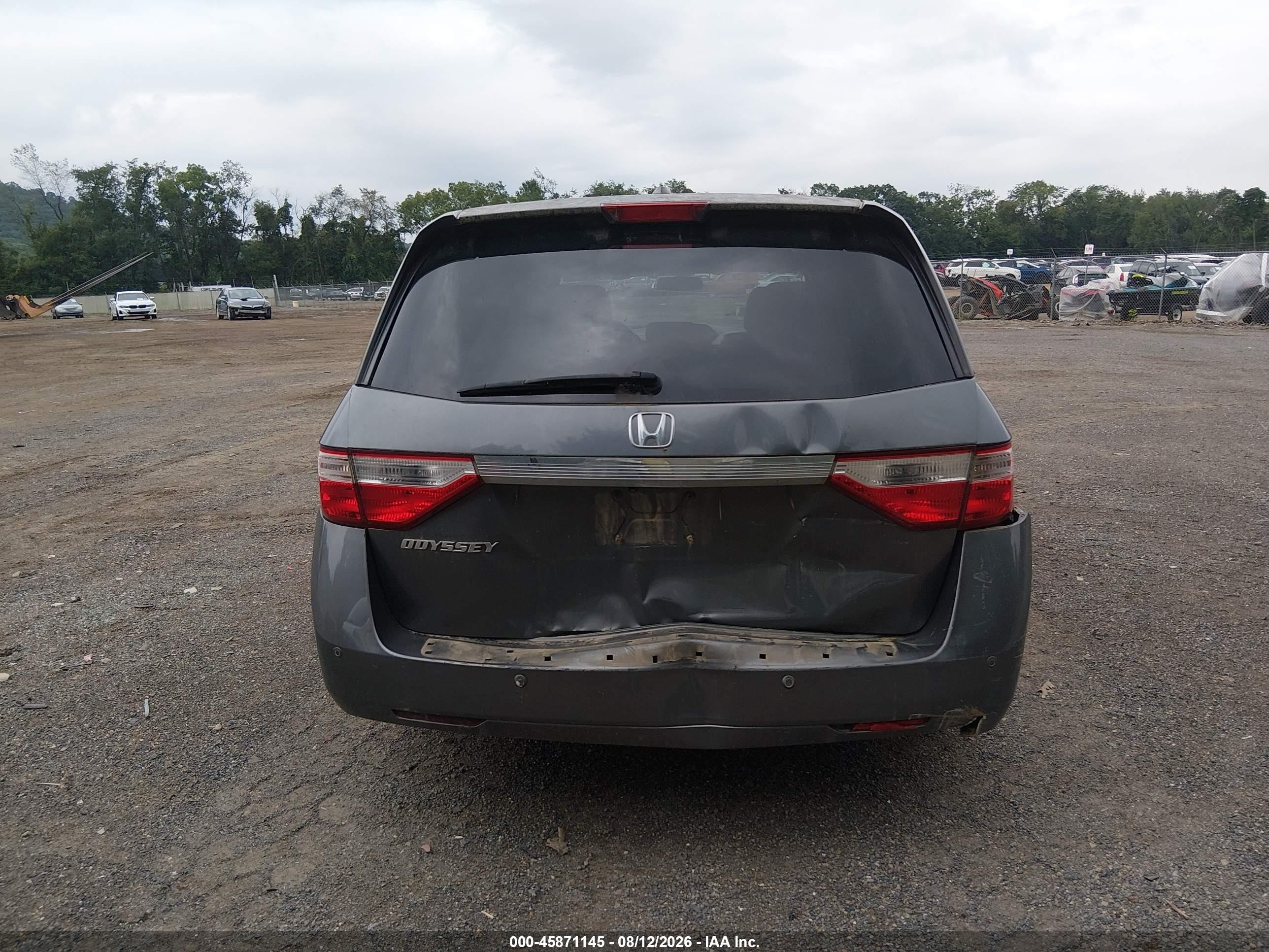 2011 Honda Odyssey Ex-l Navy vin: 5FNRL5H68BB068281