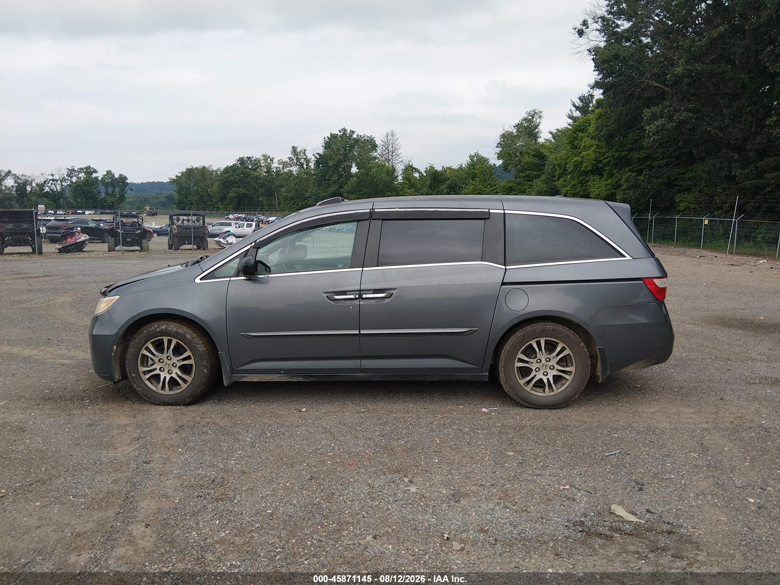 2011 Honda Odyssey Ex-l Navy vin: 5FNRL5H68BB068281