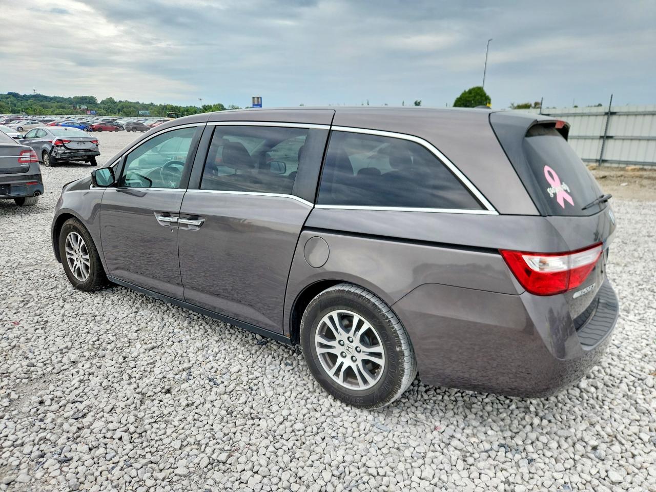 2011 Honda Odyssey Exl Gray vin: 5FNRL5H68BB097165