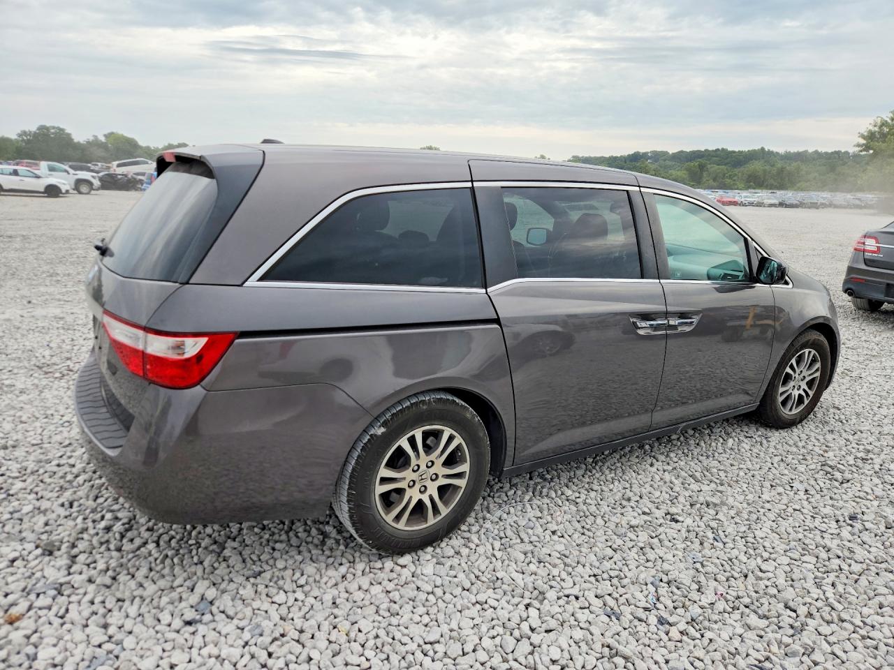 2011 Honda Odyssey Exl Gray vin: 5FNRL5H68BB097165