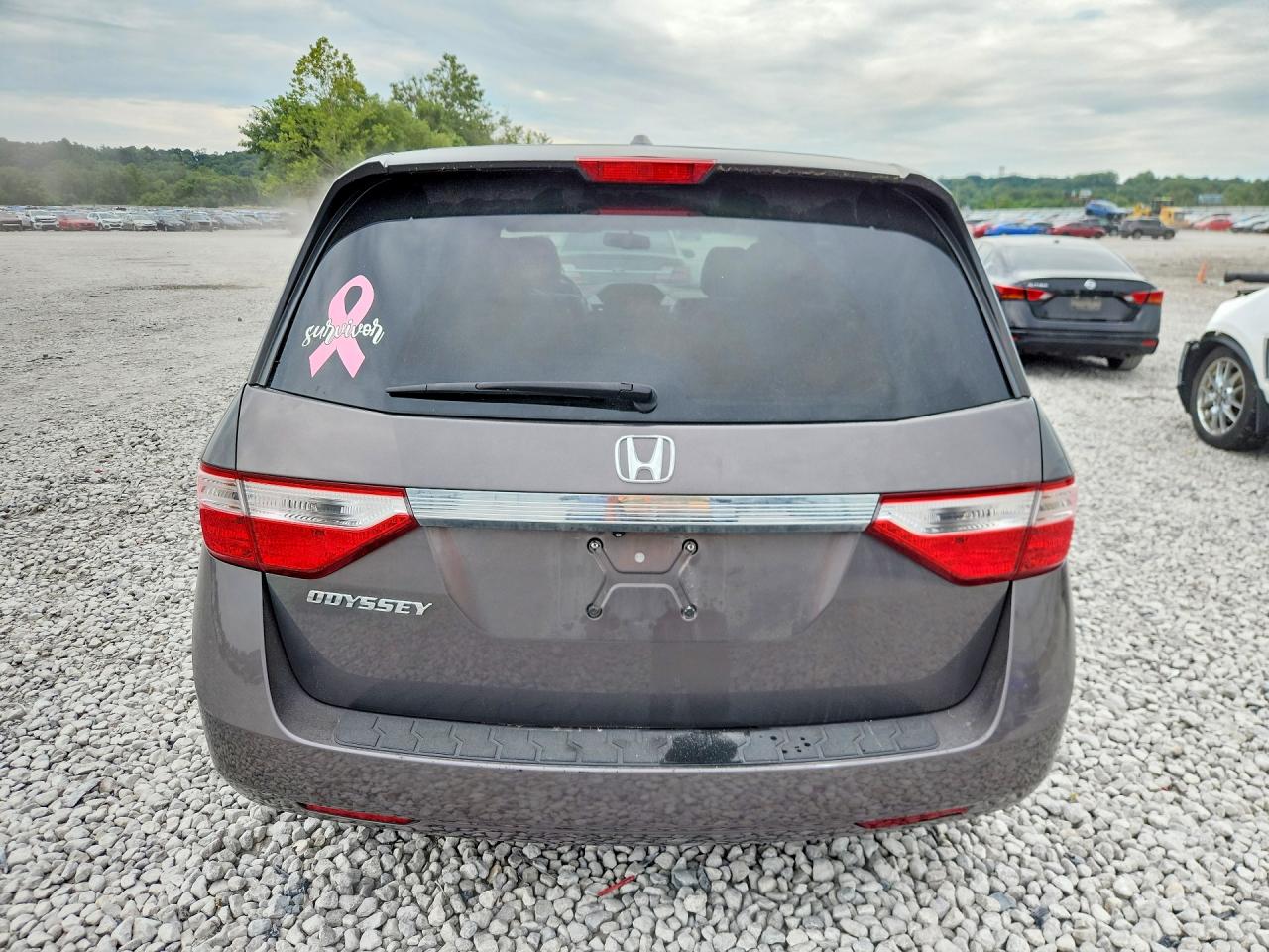 2011 Honda Odyssey Exl Gray vin: 5FNRL5H68BB097165