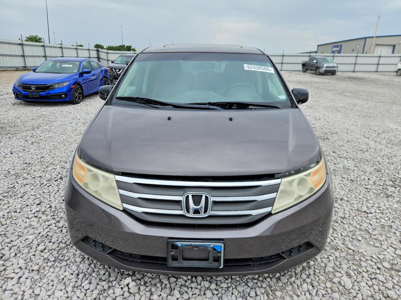 2011 Honda Odyssey Exl Gray vin: 5FNRL5H68BB097165