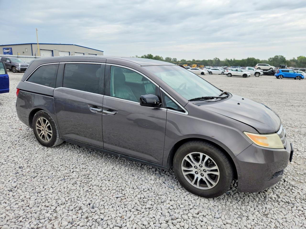 2011 Honda Odyssey Exl Gray vin: 5FNRL5H68BB097165