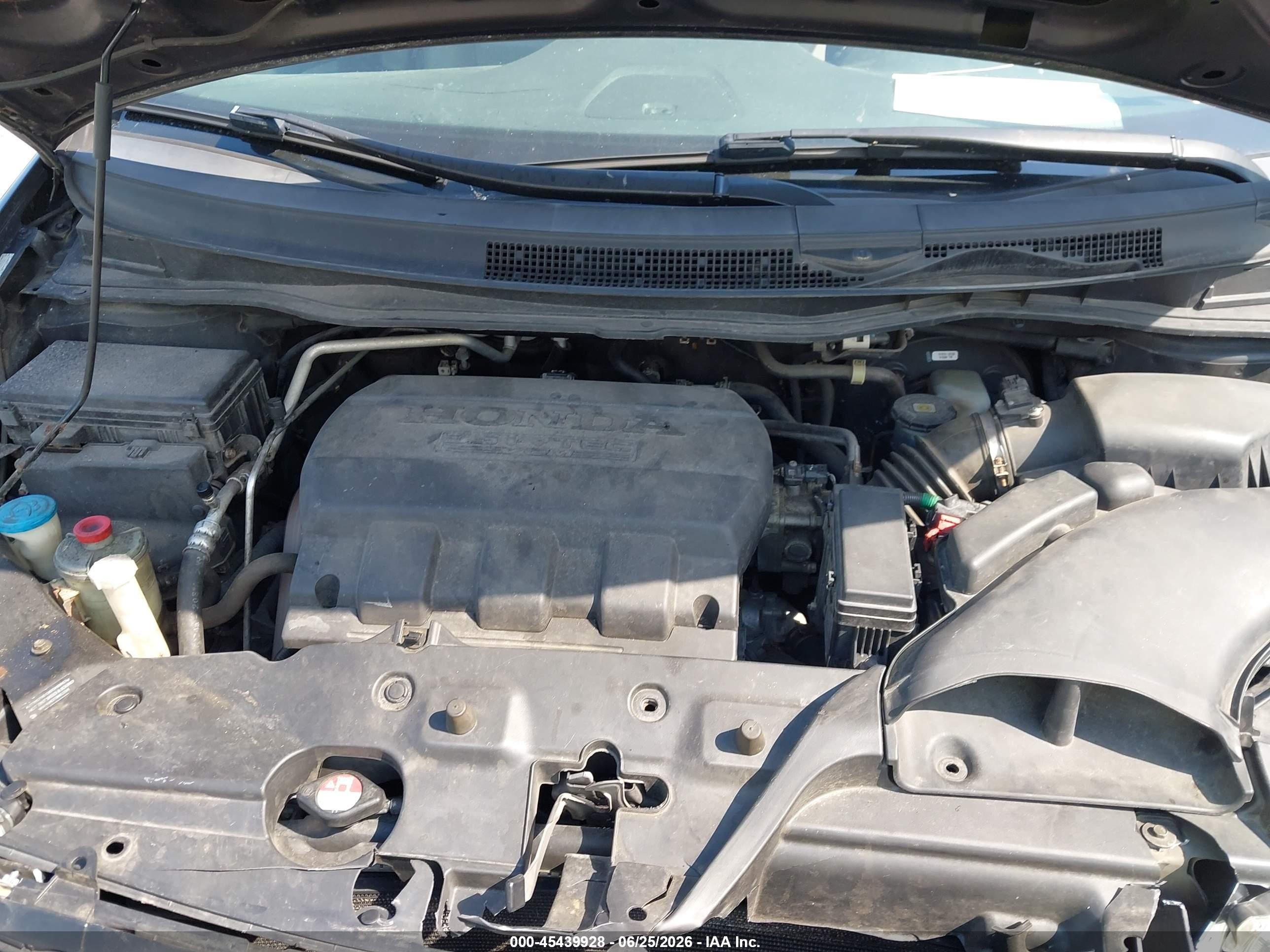 2011 Honda Odyssey Ex-l Черный vin: 5FNRL5H68BB098008