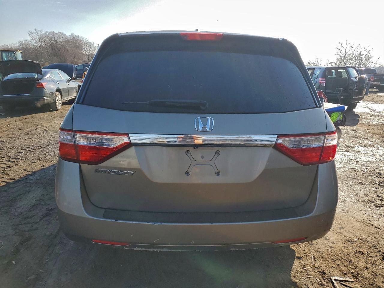 2011 Honda Odyssey Exl Tan vin: 5FNRL5H68BB098722