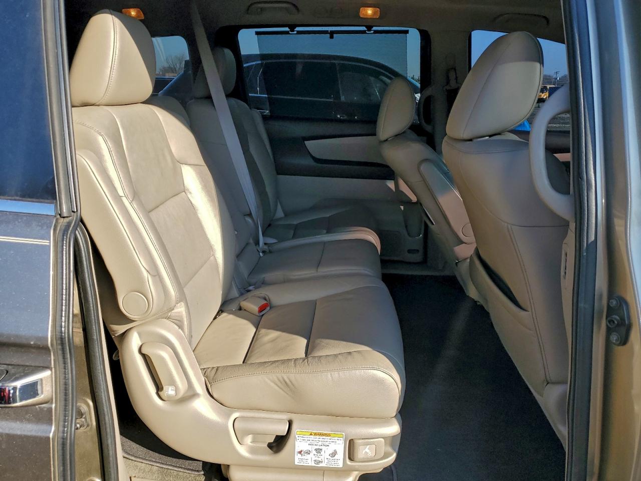 2011 Honda Odyssey Exl Tan vin: 5FNRL5H68BB098722