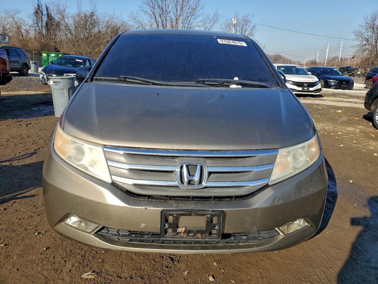 2011 Honda Odyssey Exl Tan vin: 5FNRL5H68BB098722