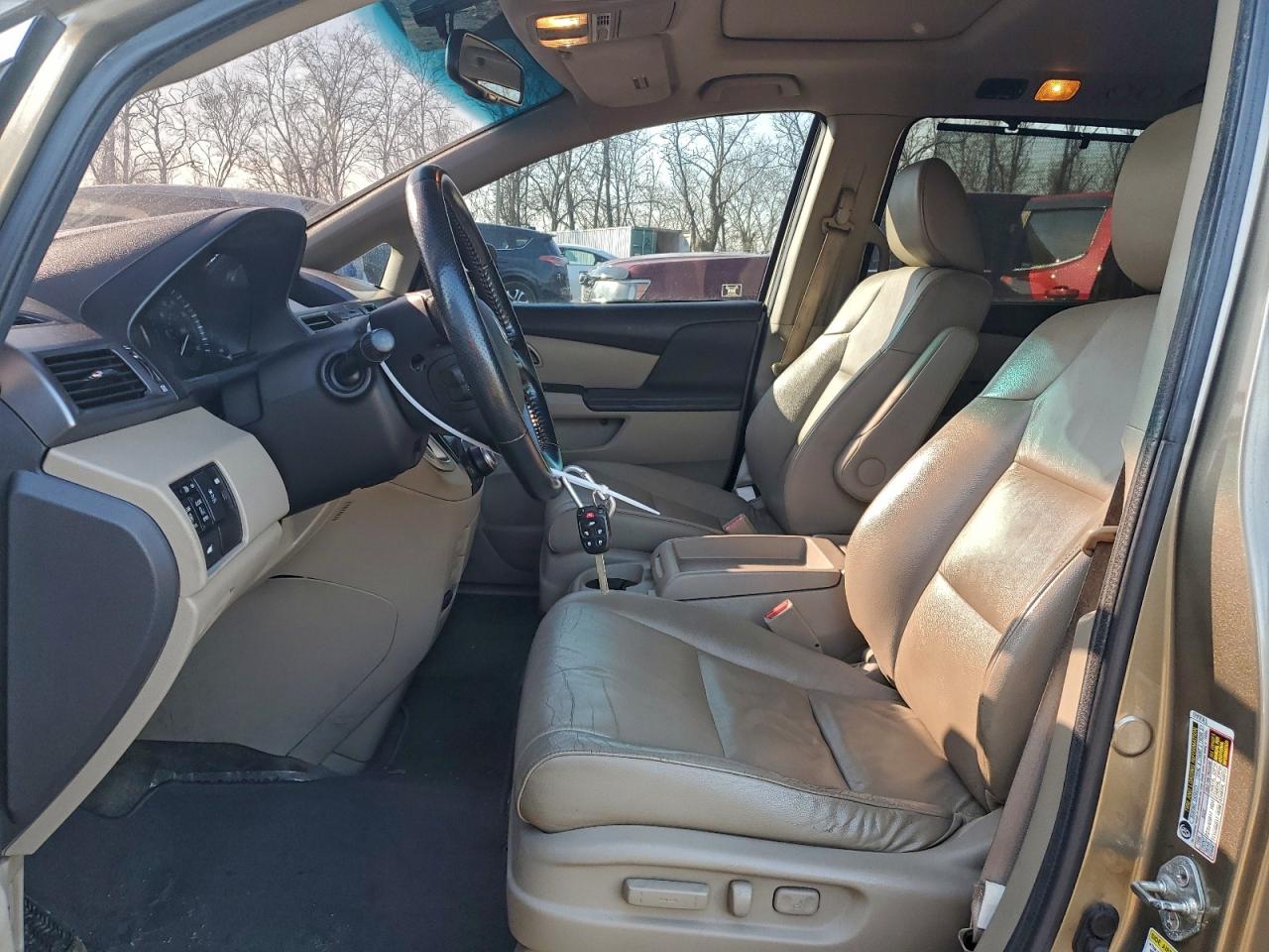 2011 Honda Odyssey Exl Tan vin: 5FNRL5H68BB098722