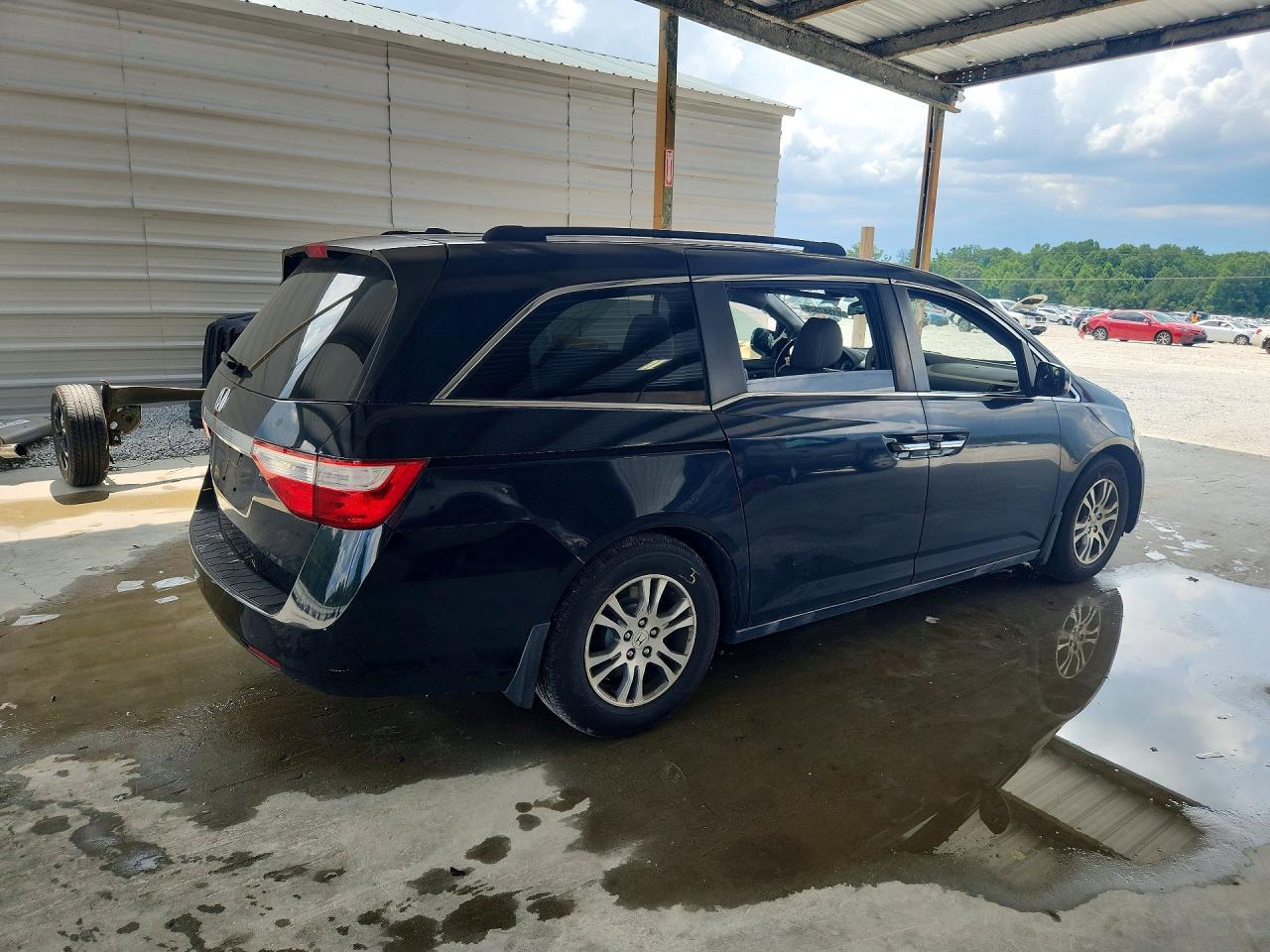 2012 Honda Odyssey Exl Black vin: 5FNRL5H68CB003688