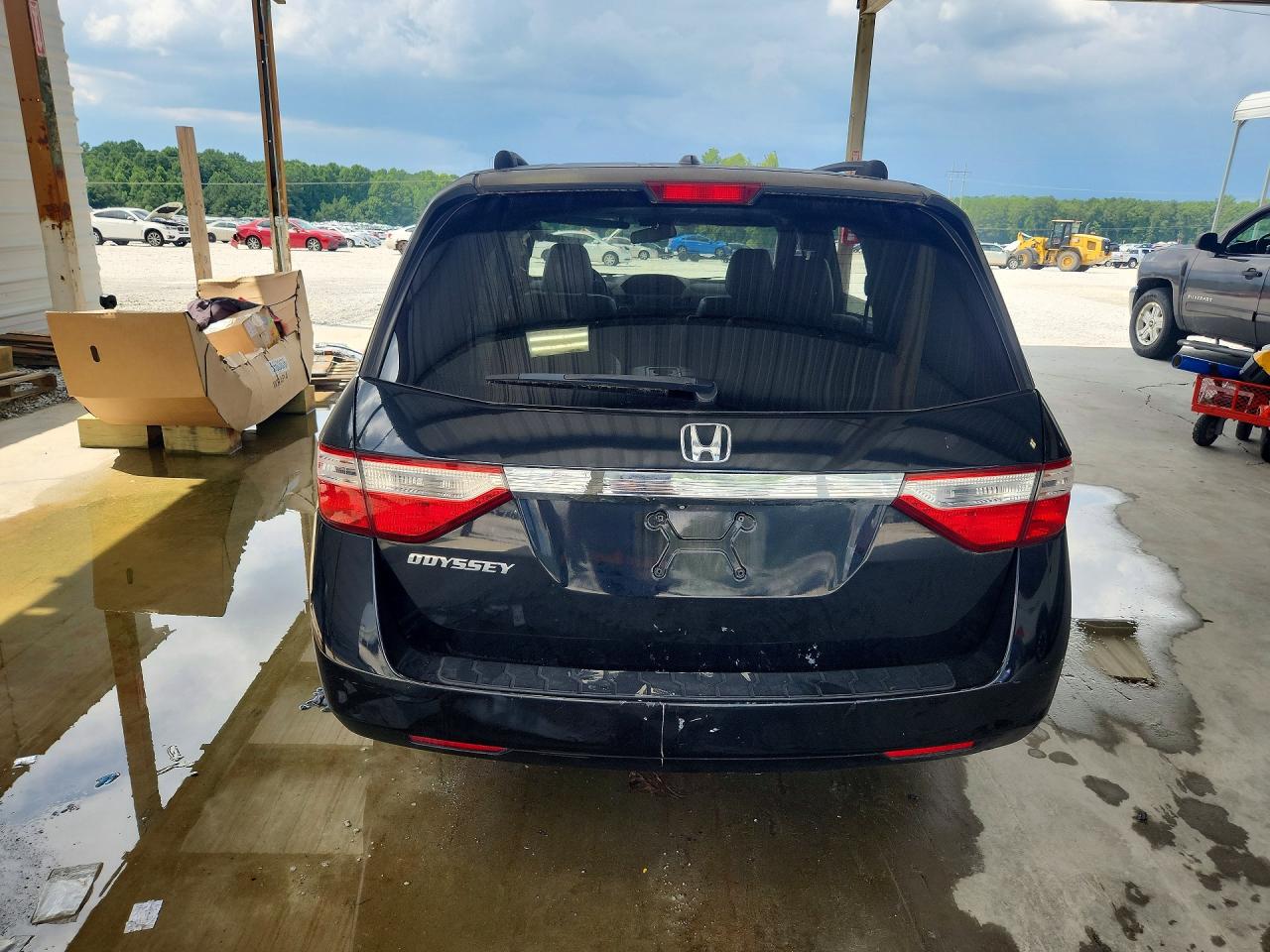 2012 Honda Odyssey Exl Black vin: 5FNRL5H68CB003688
