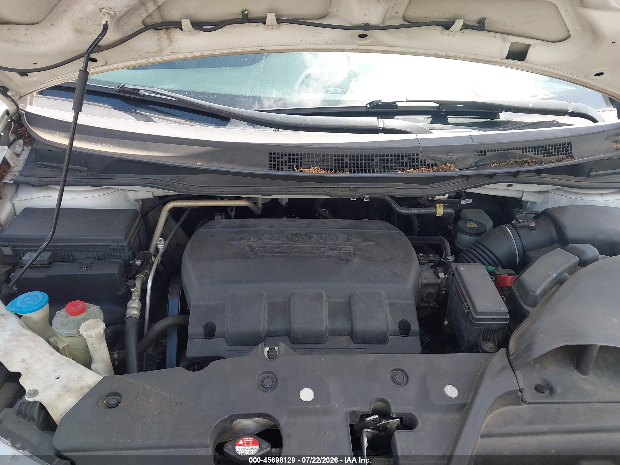 2012 Honda Odyssey Ex-l White vin: 5FNRL5H68CB030325