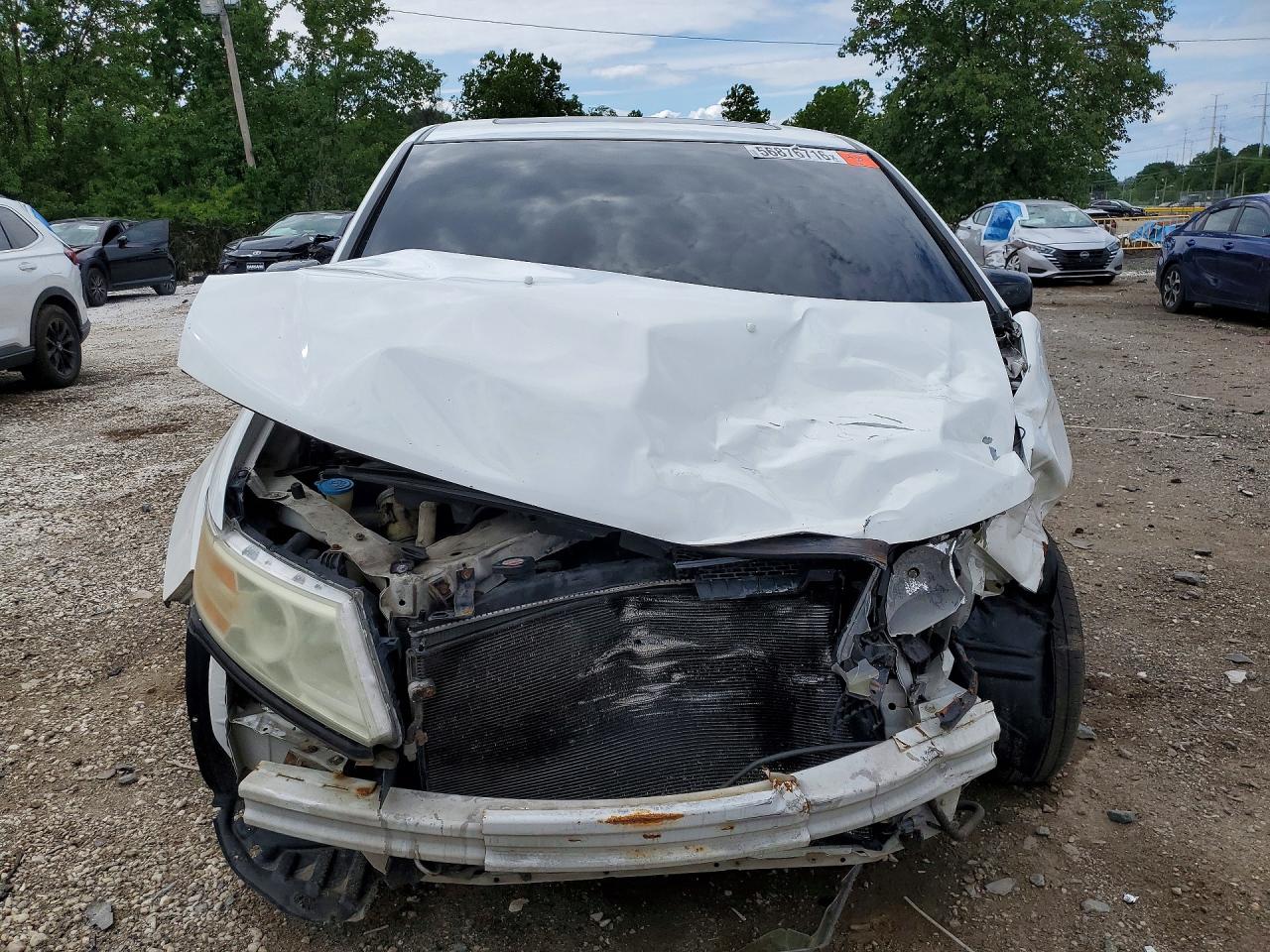 2012 Honda Odyssey Exl White vin: 5FNRL5H68CB032267